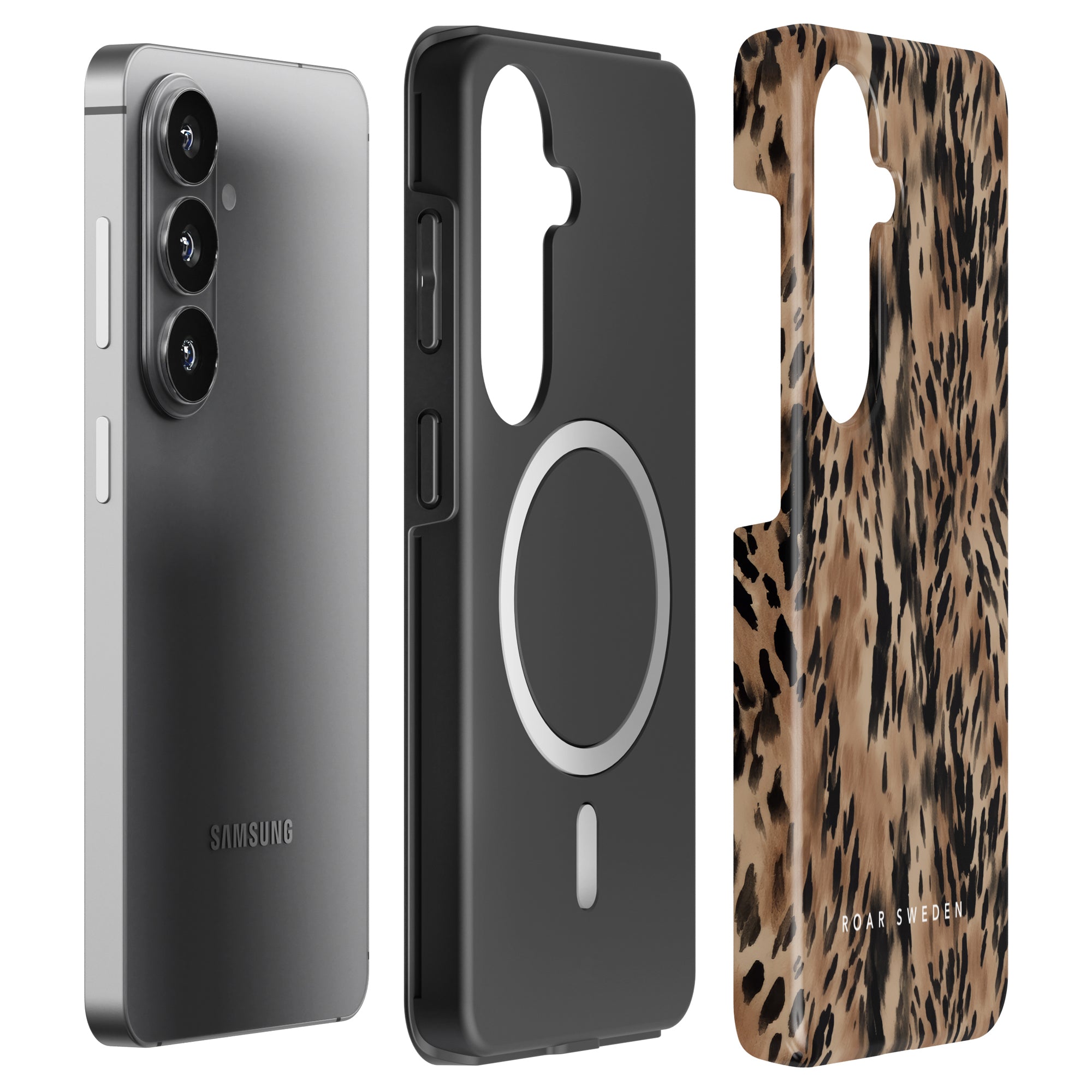 Abstract Leopard - Magnetic Tough Phone Case - Roar Sweden
