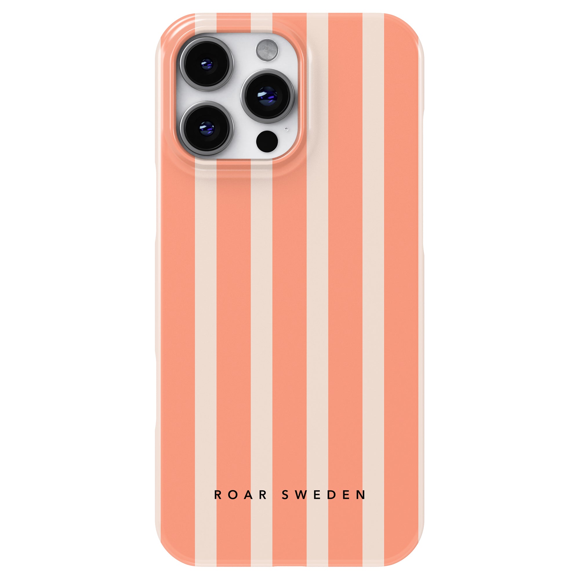 Slim mobilskal – Apricot Stripes