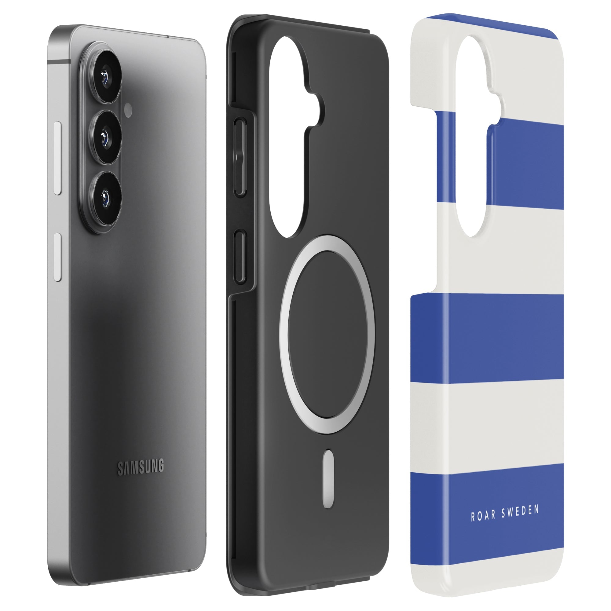 Arctic Stripes - Magnetisk Stærkt Telefoncover