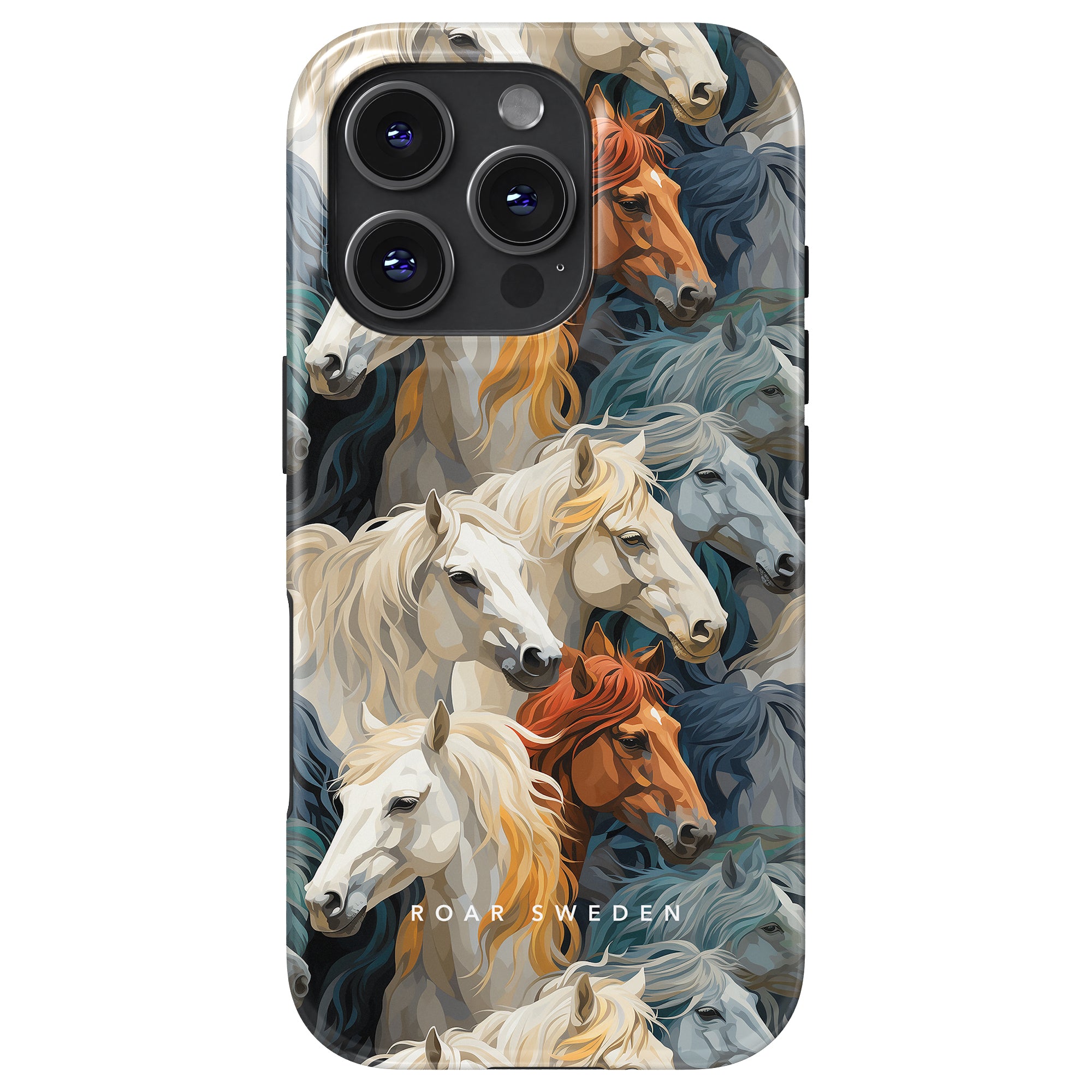 Plaid Horse Tough mobilskal – Artsy Horses