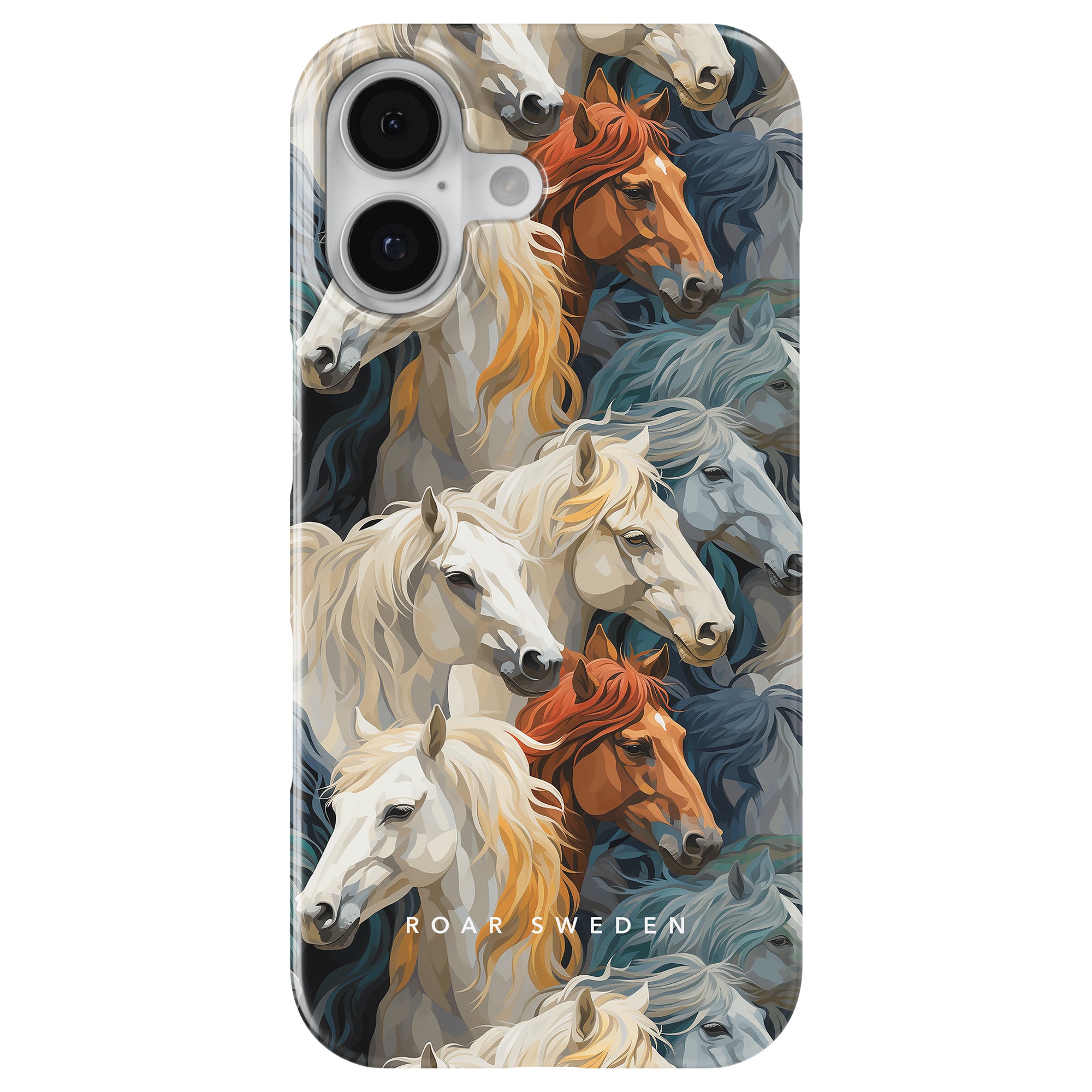 Plaid Horse Slim mobilskal – Artsy Horses