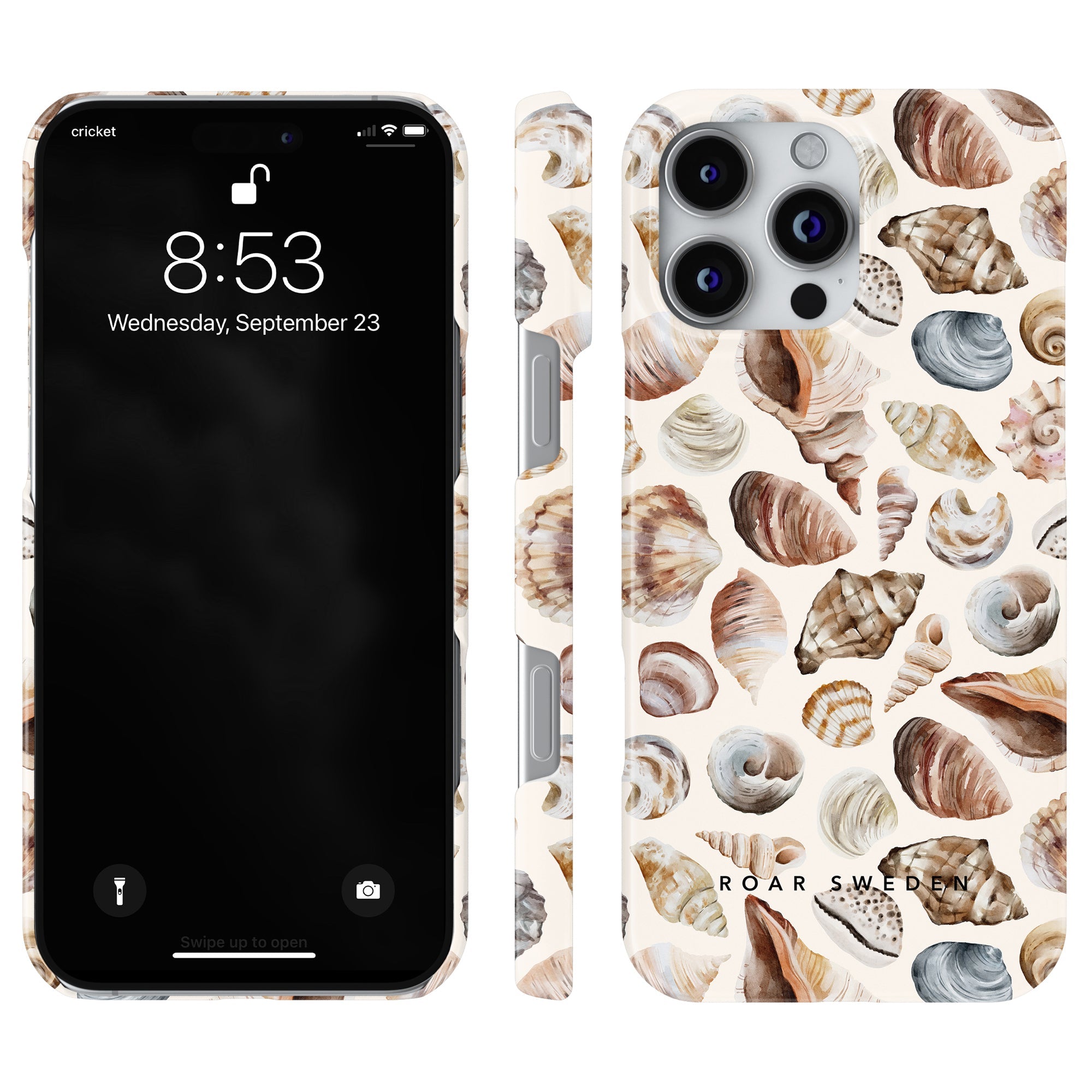 Slim mobilskal – Beach Shells