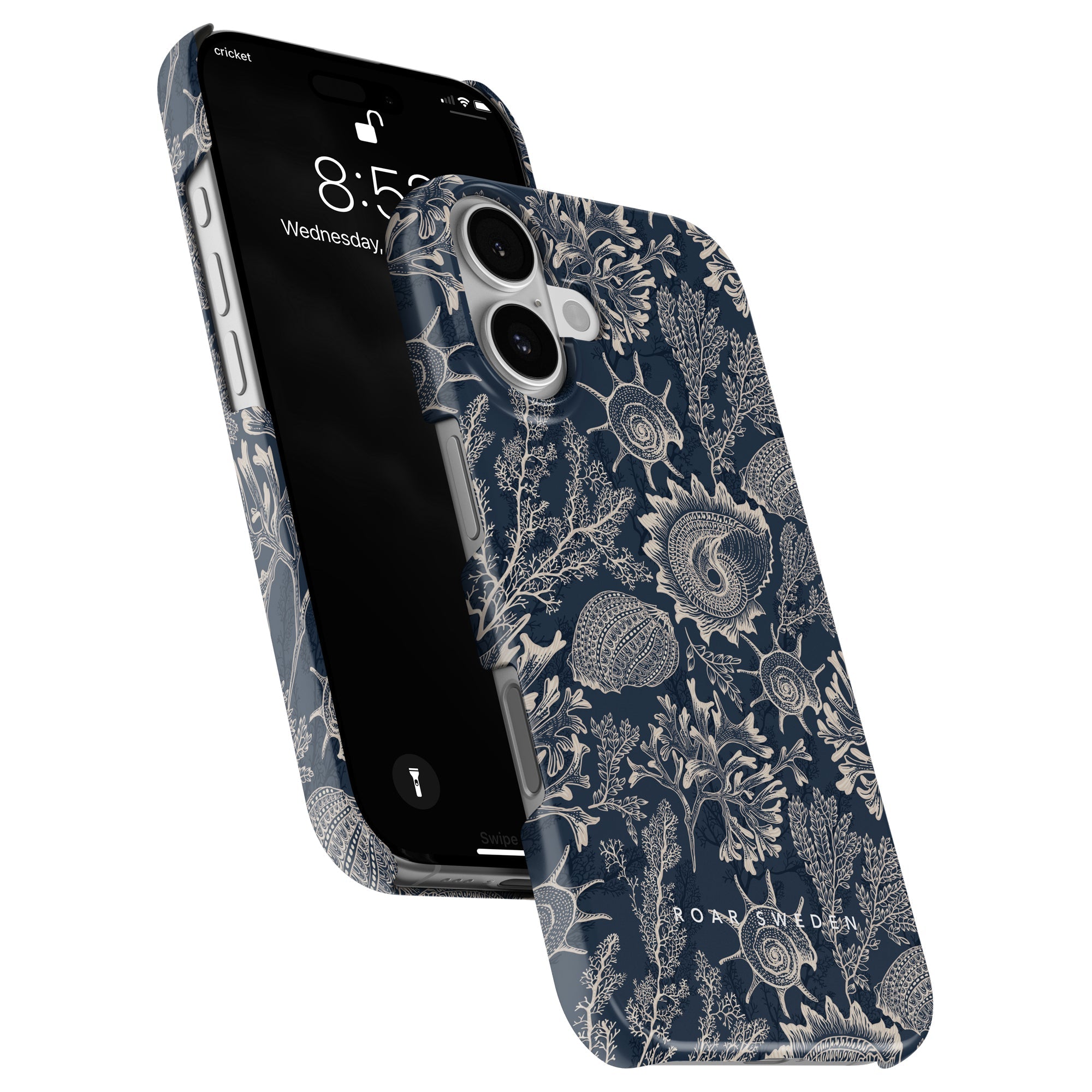 Slim mobilskal – Blue Corals