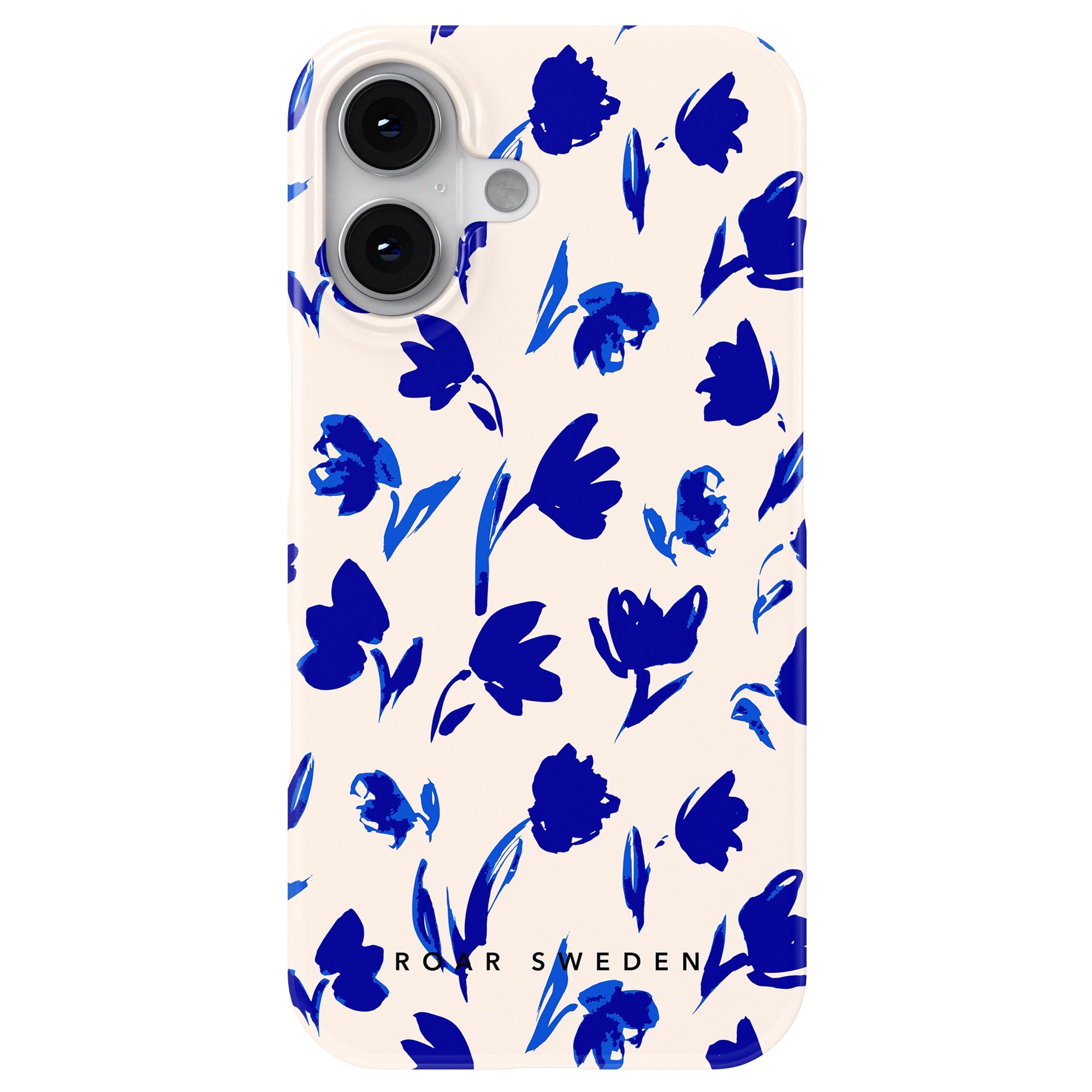 Slim mobilskal – Blue Flowers
