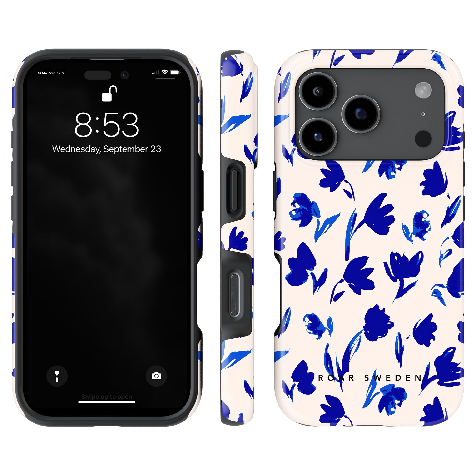 Tough mobilskal – Blue Flowers