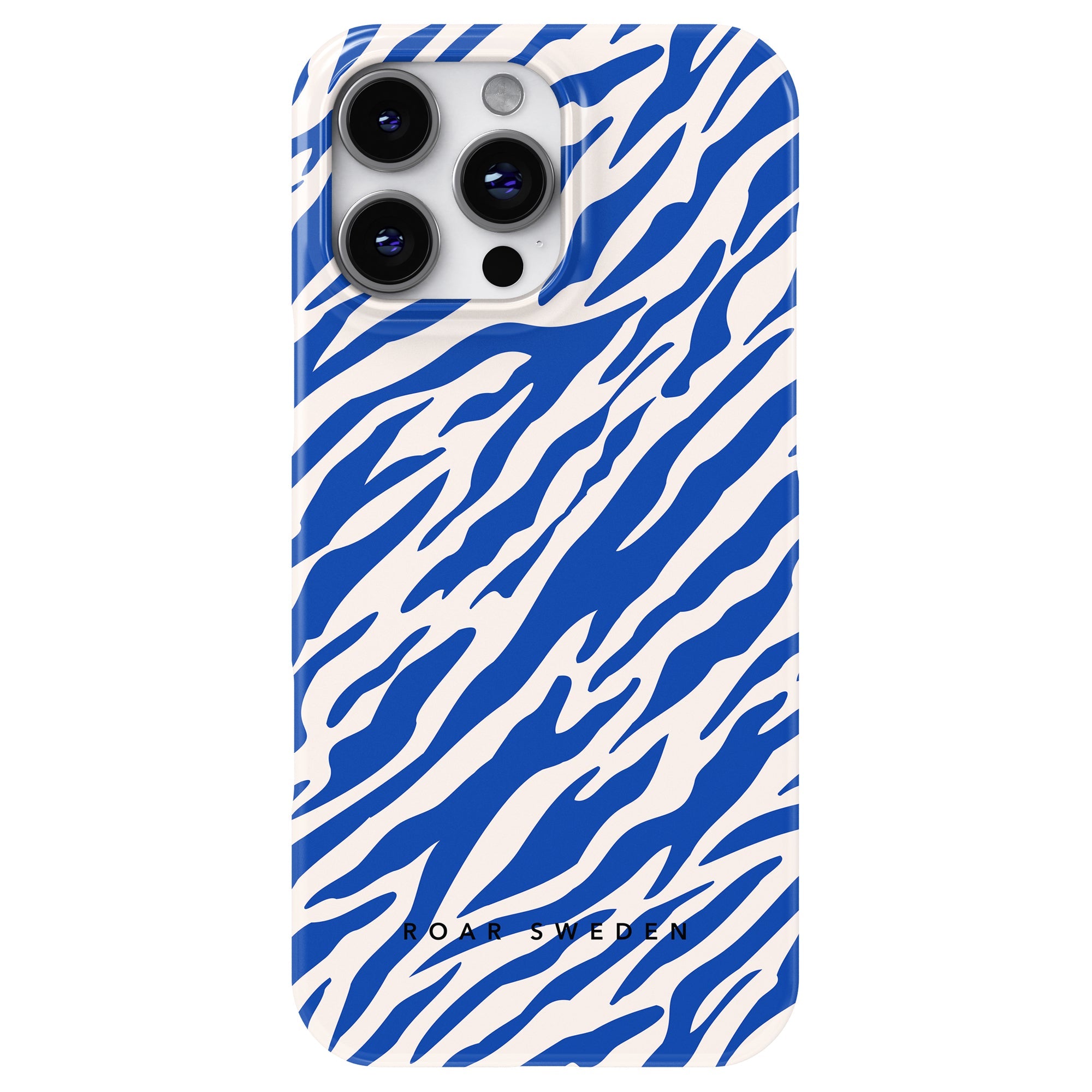Slim mobilskal – Blue Stripes