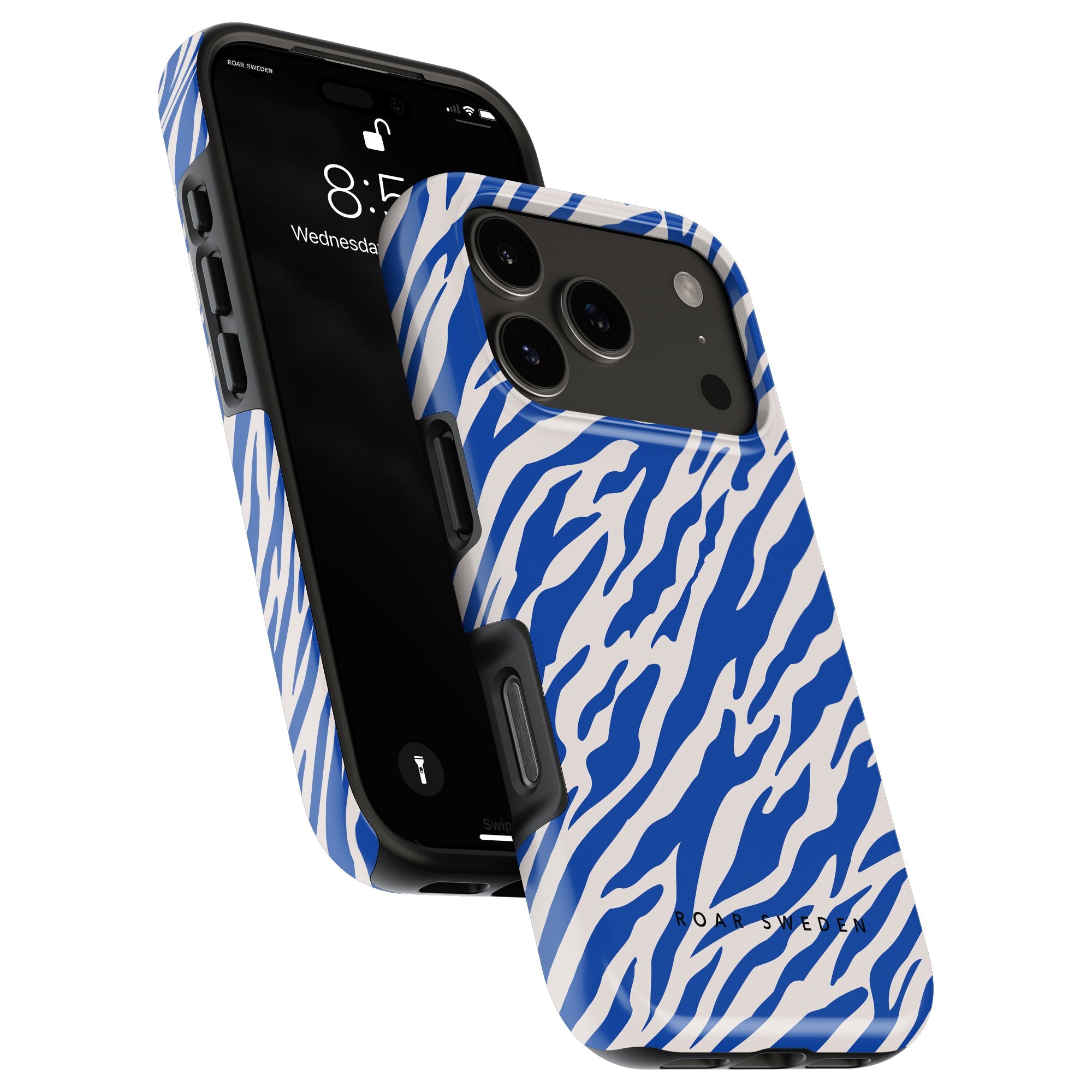 Tiger MagSafe mobilskal – Blue Stripes
