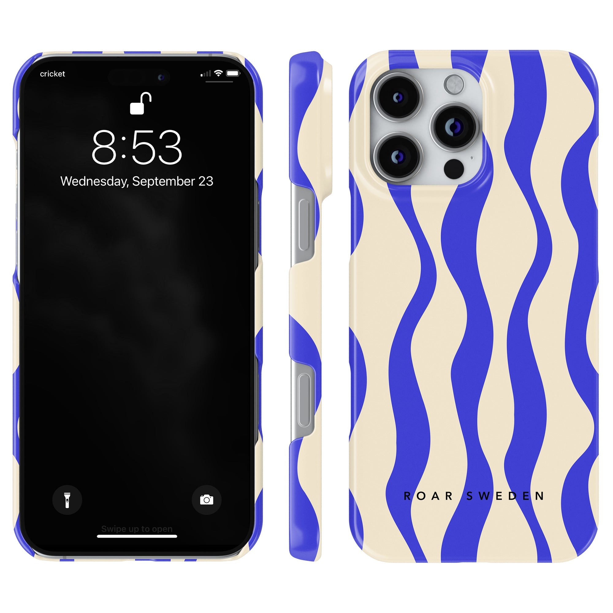 Slim mobilskal – Blue Waves
