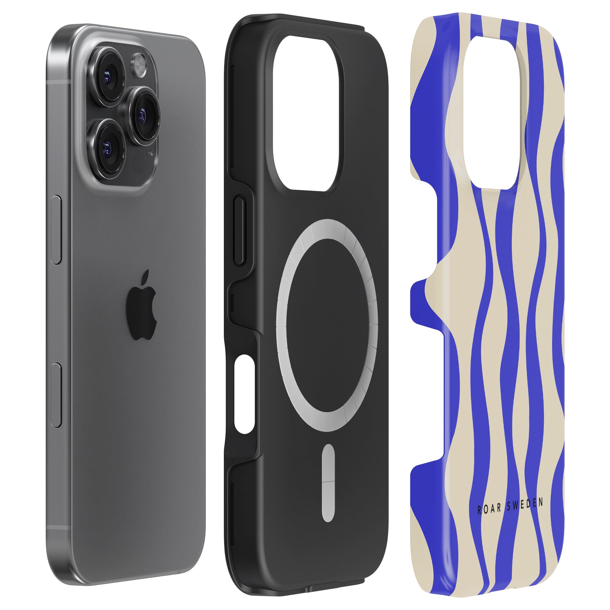 MagSafe mobilskal – Blue Waves