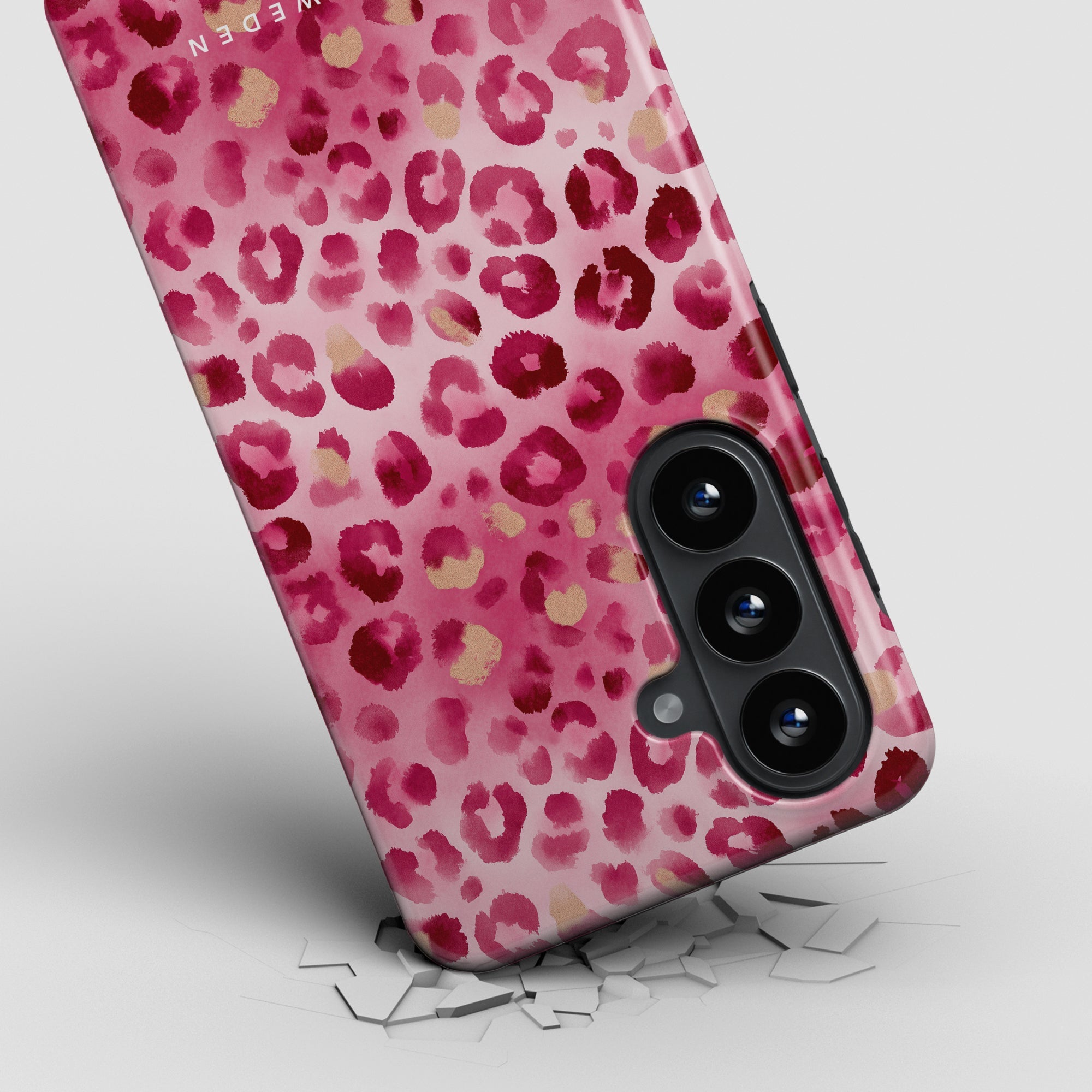 Tough mobilskal – Blush Leopard
