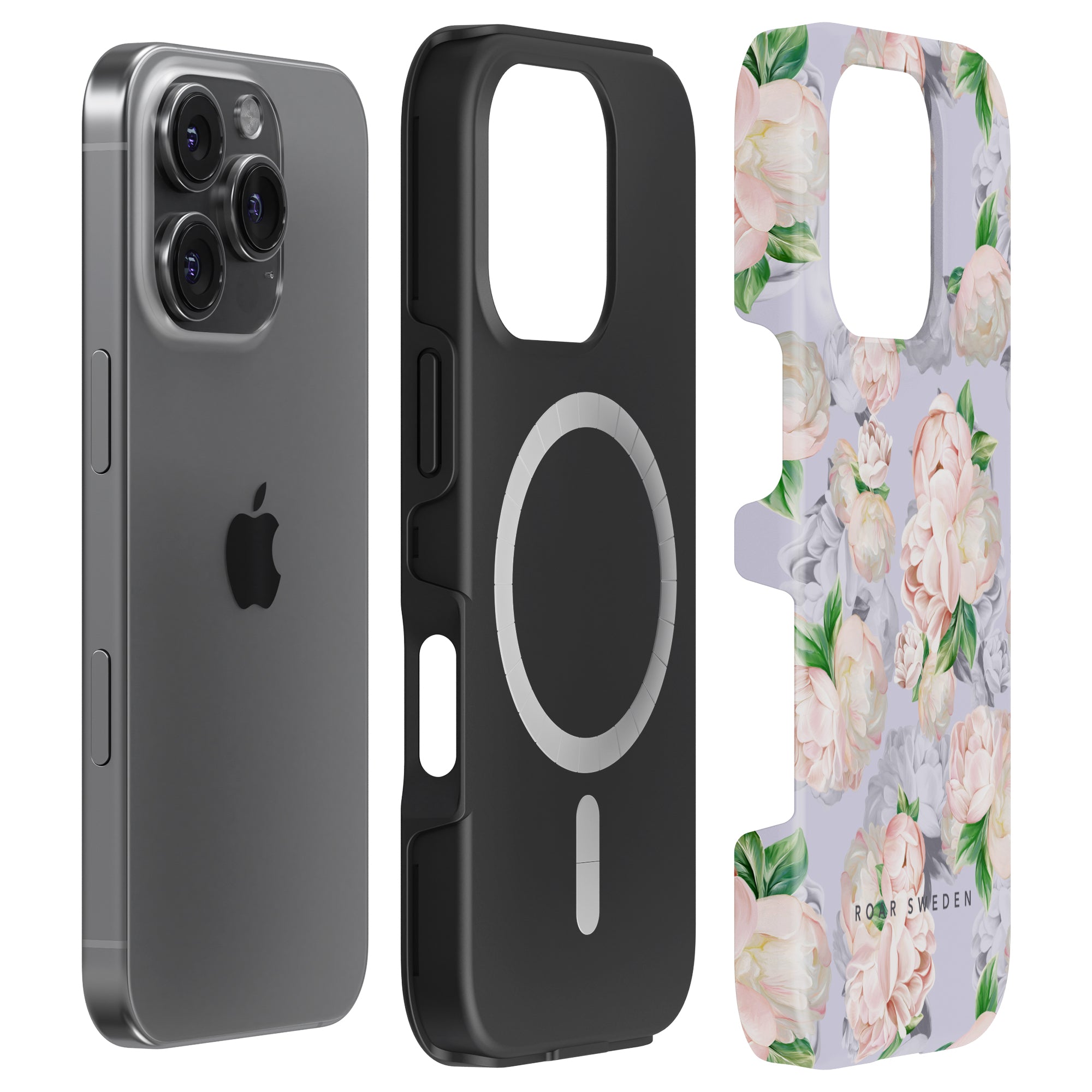 MagSafe mobilskal – Bright Peonies
