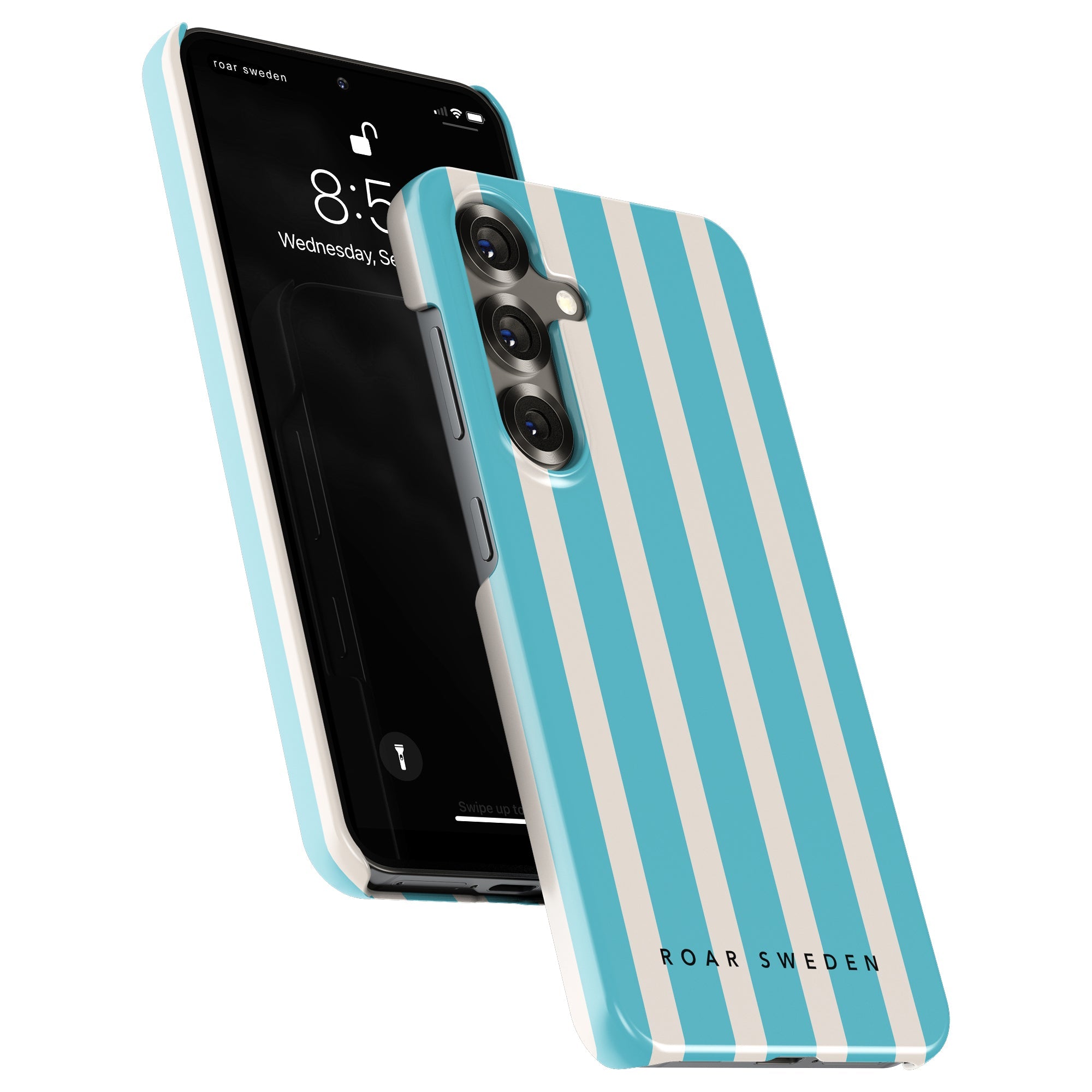 Slim mobilskal – Coastal Stripes