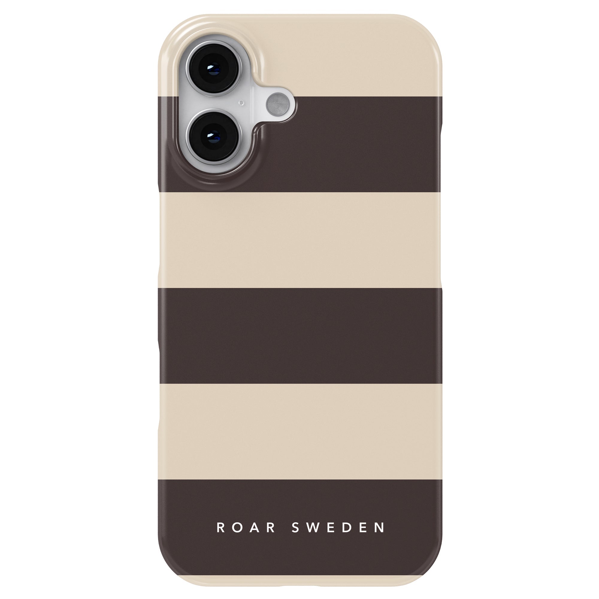 Slim mobilskal – Cocoa Stripes