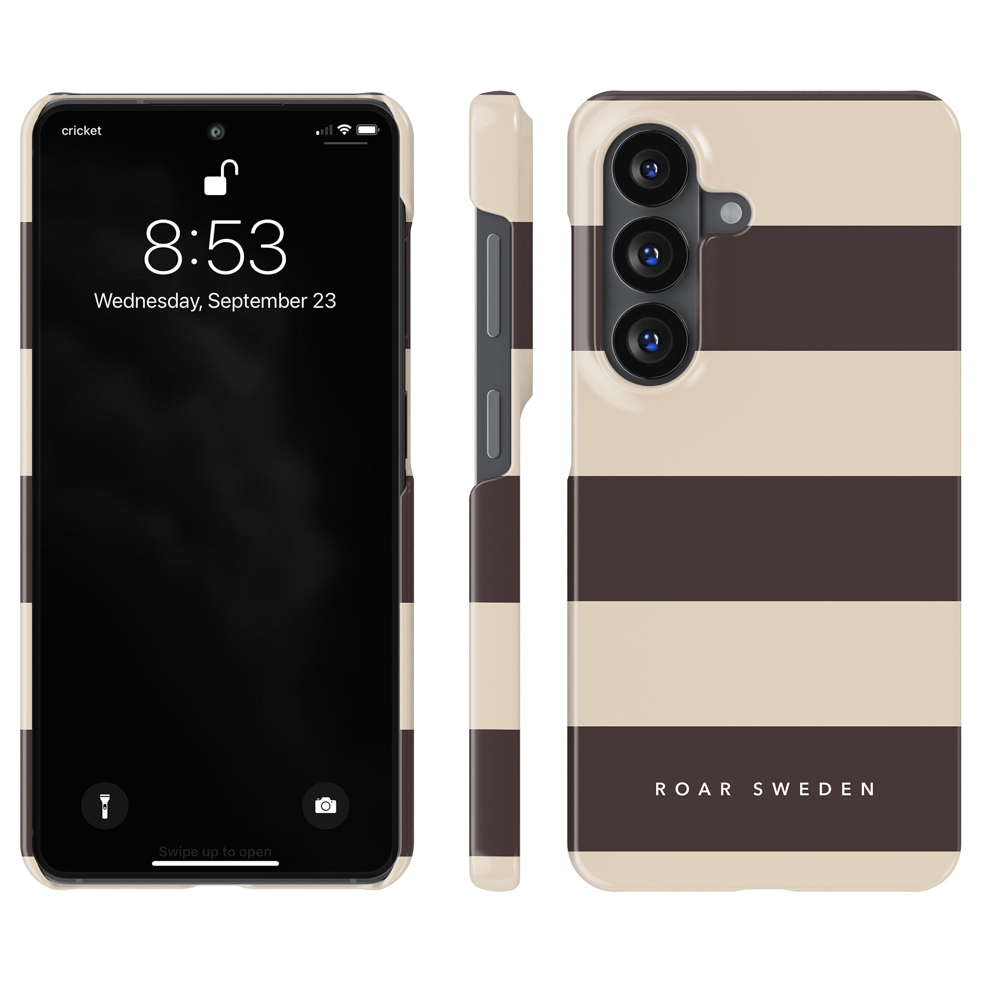 Cocoa Stripes - Slim case - Roar Sweden