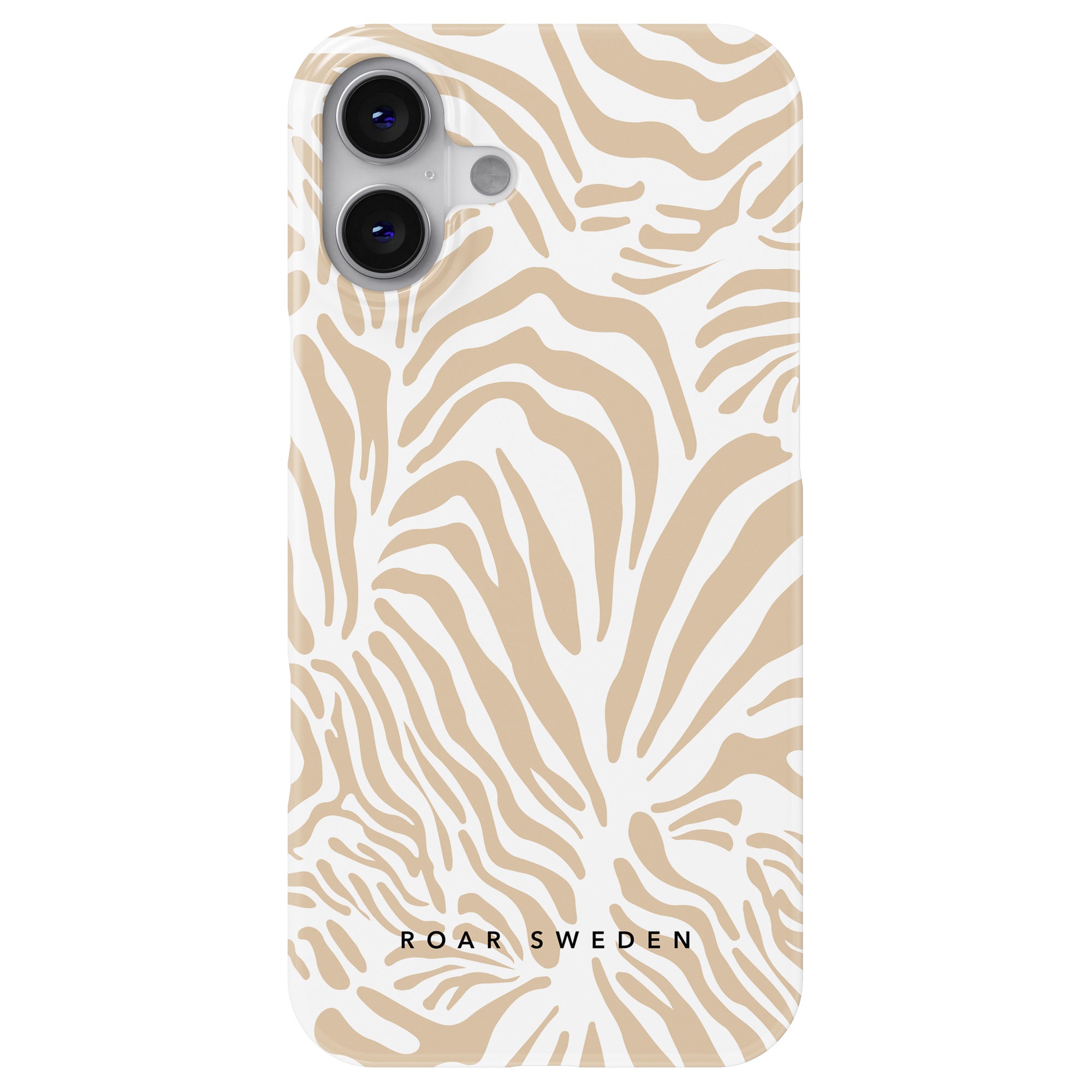 Slim mobilskal – Creamy Zebra