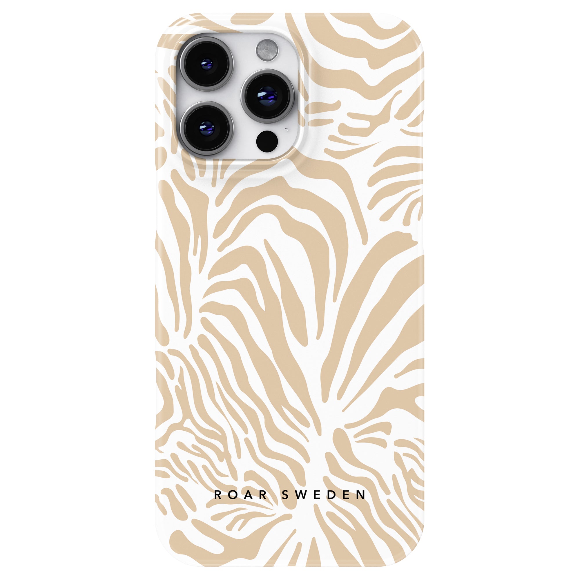 Slim mobilskal – Creamy Zebra