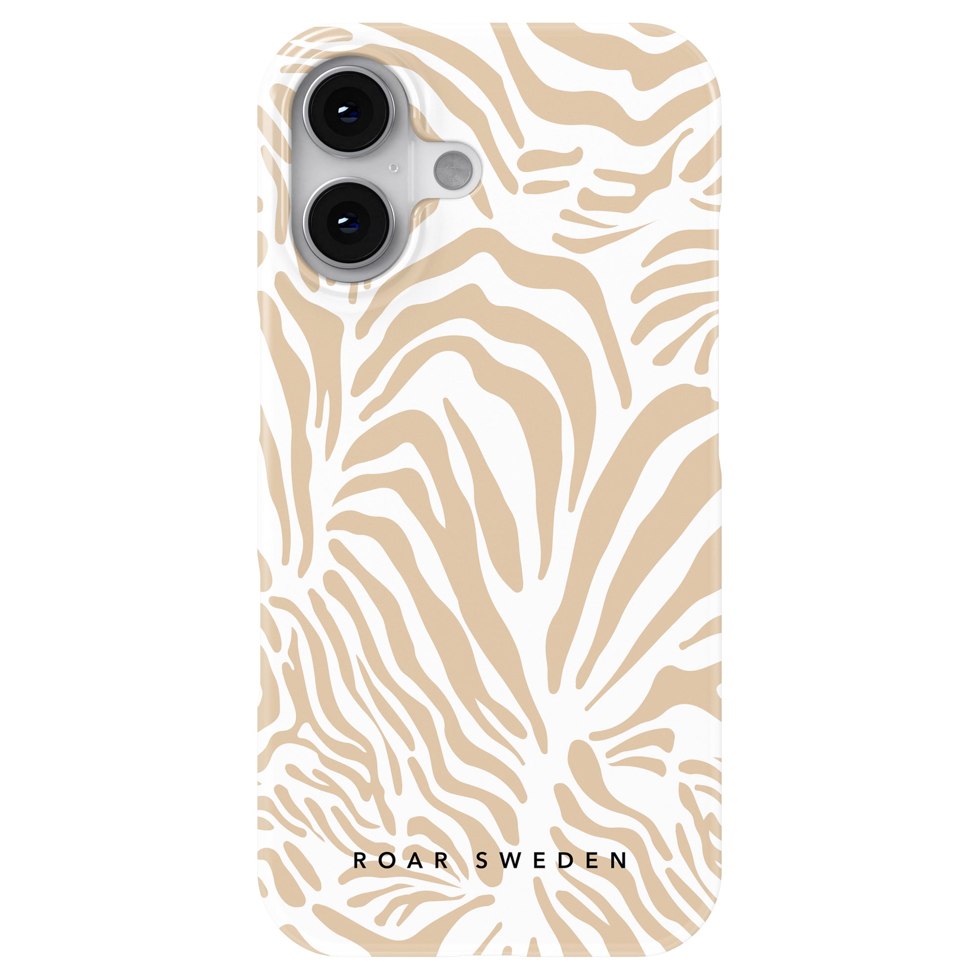 Slim mobilskal – Creamy Zebra