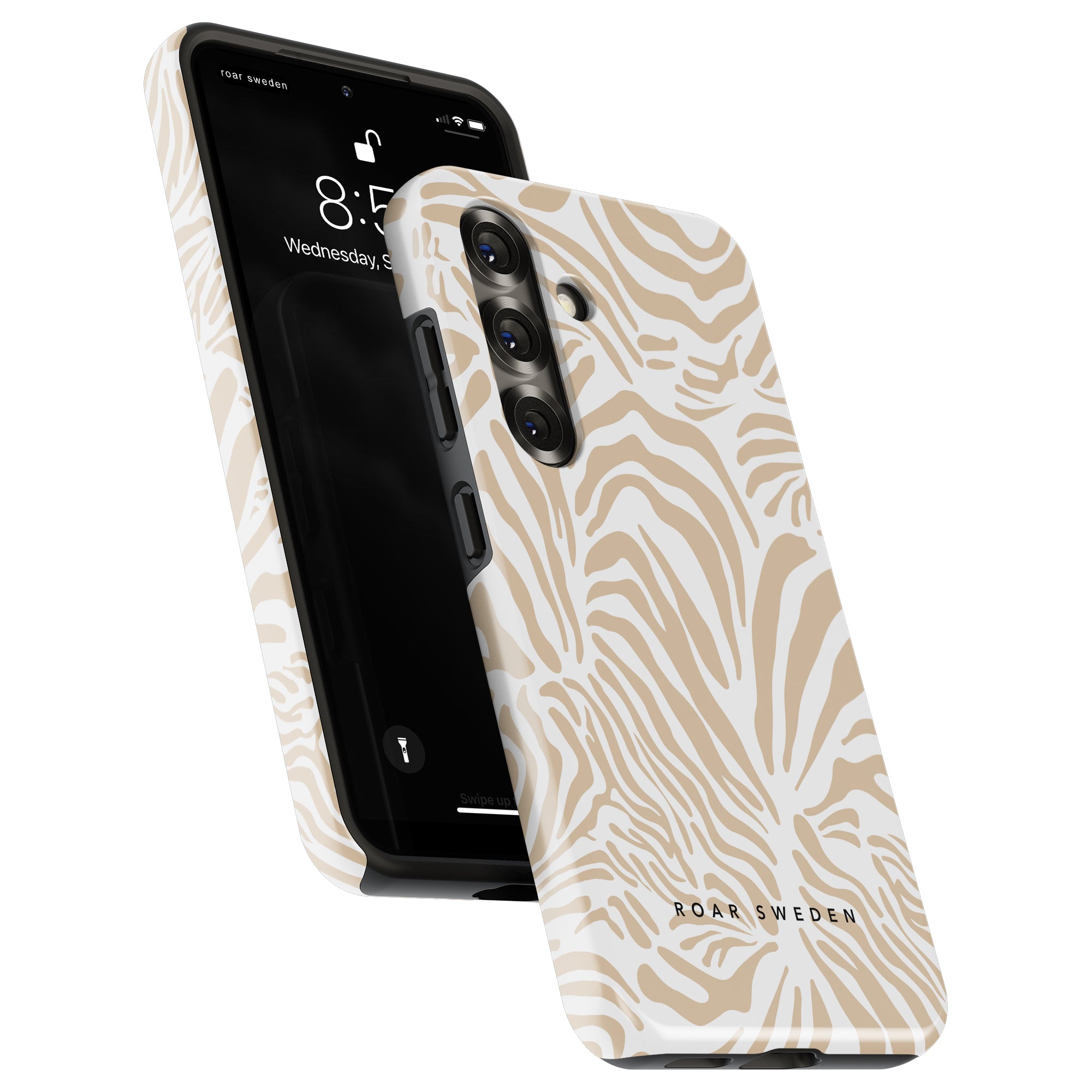 Creamy Zebra - Tough Case - Roar Sweden