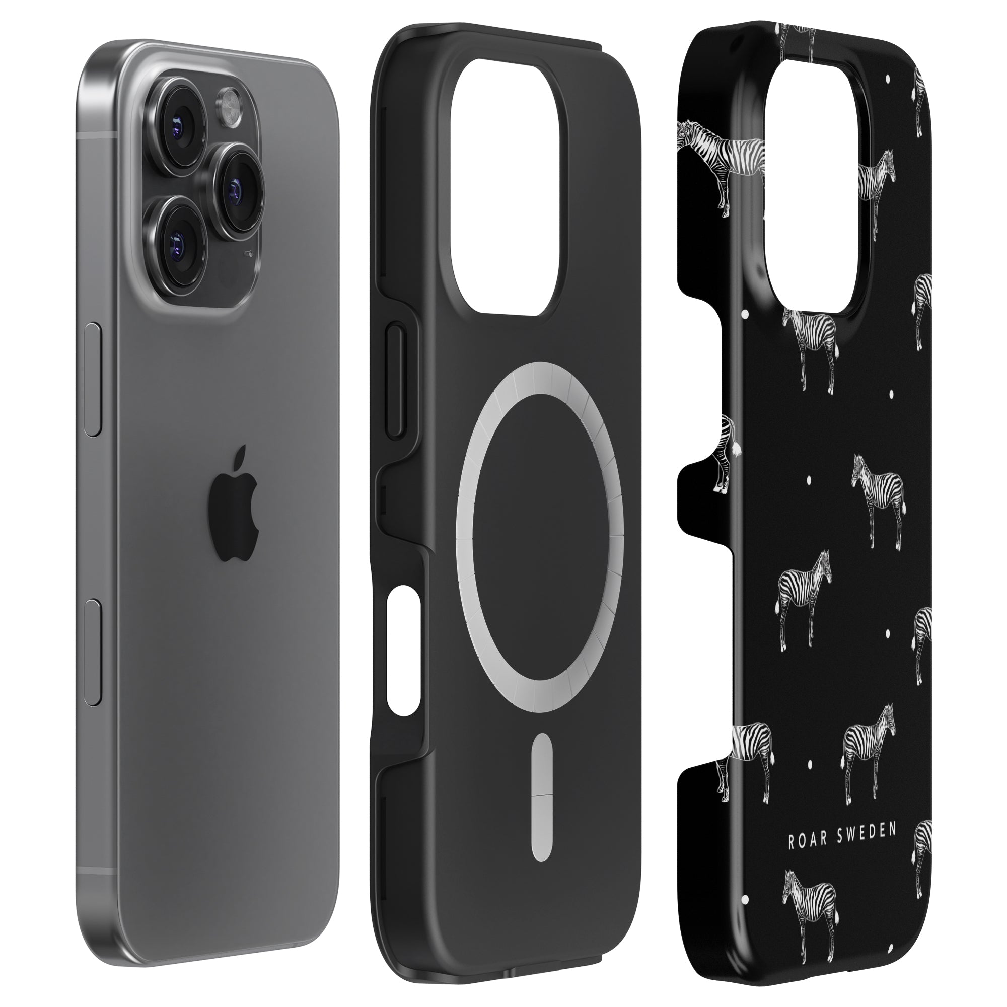 MagSafe mobilskal – Dotted Zebra