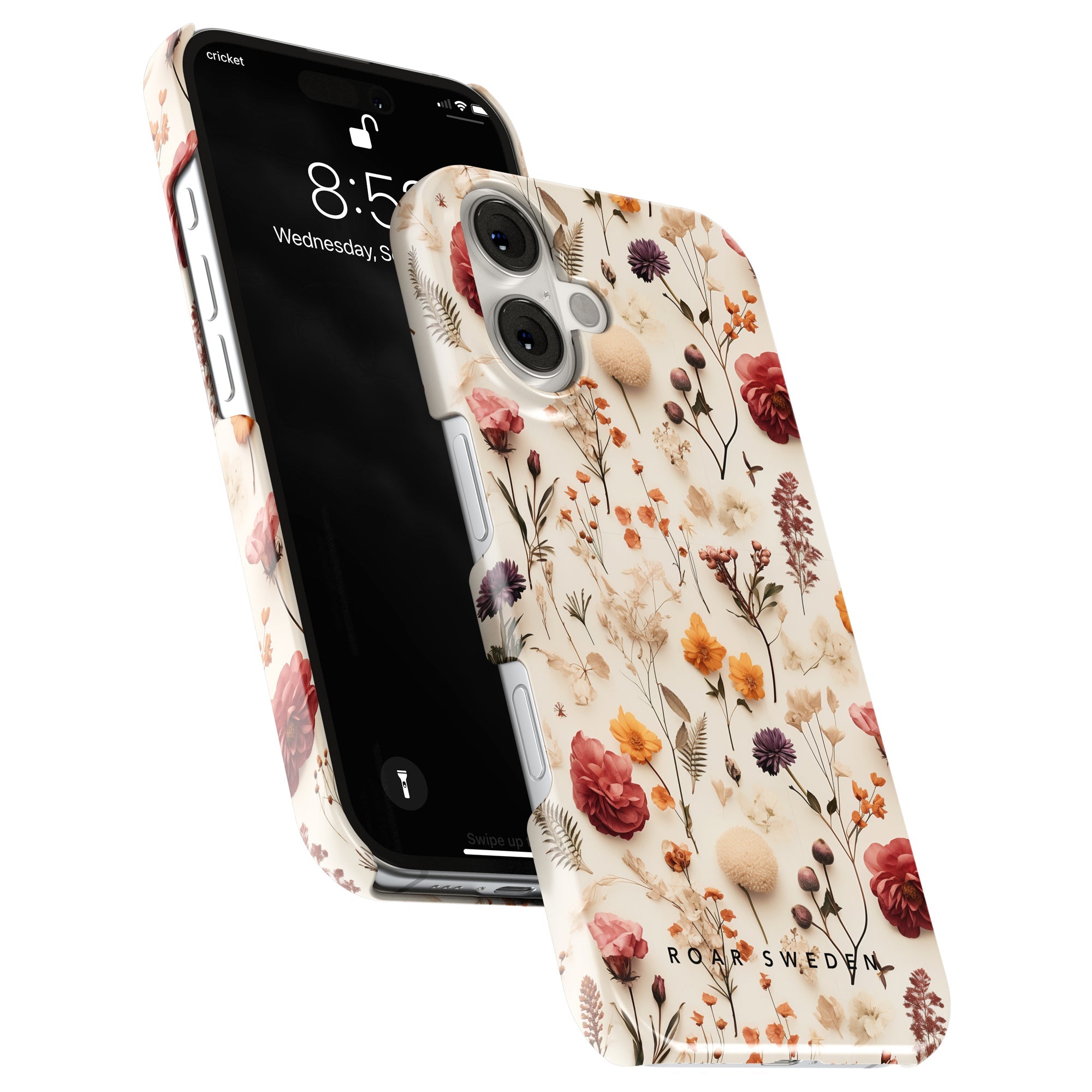 Slim mobilskal – Dried Flowers