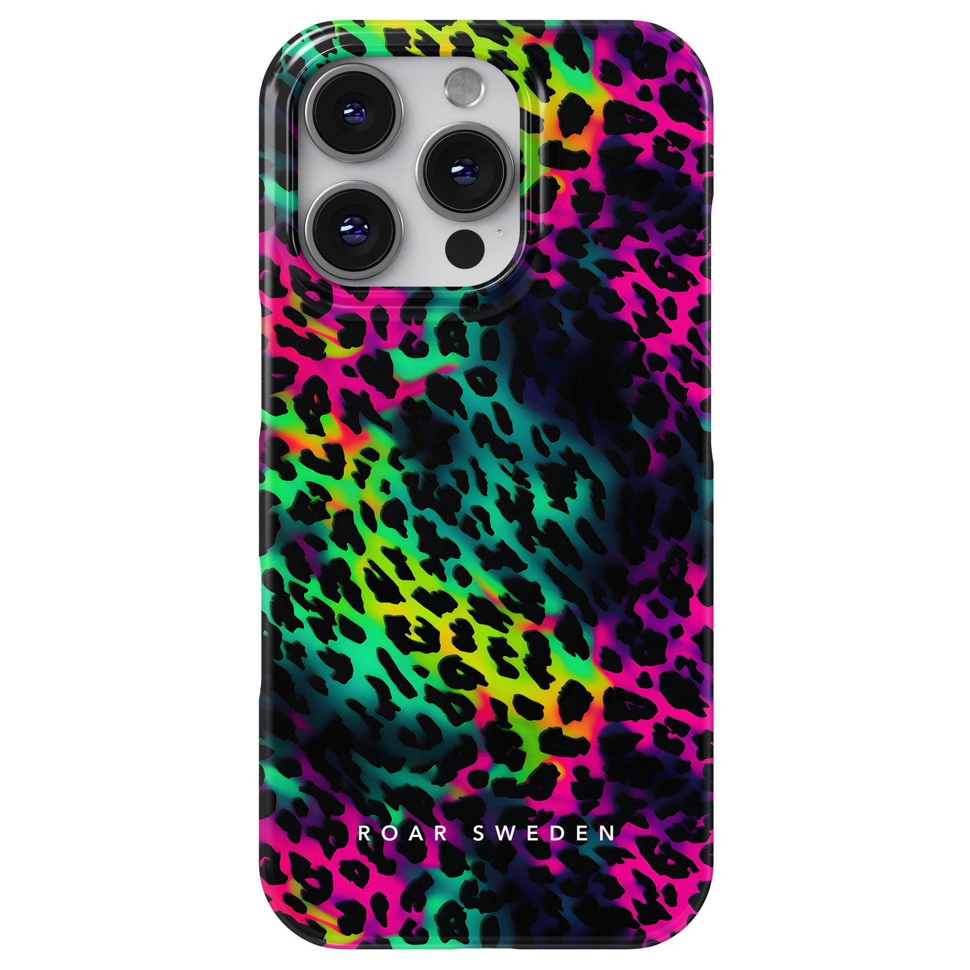 Slim mobilskal – Electric Leopard