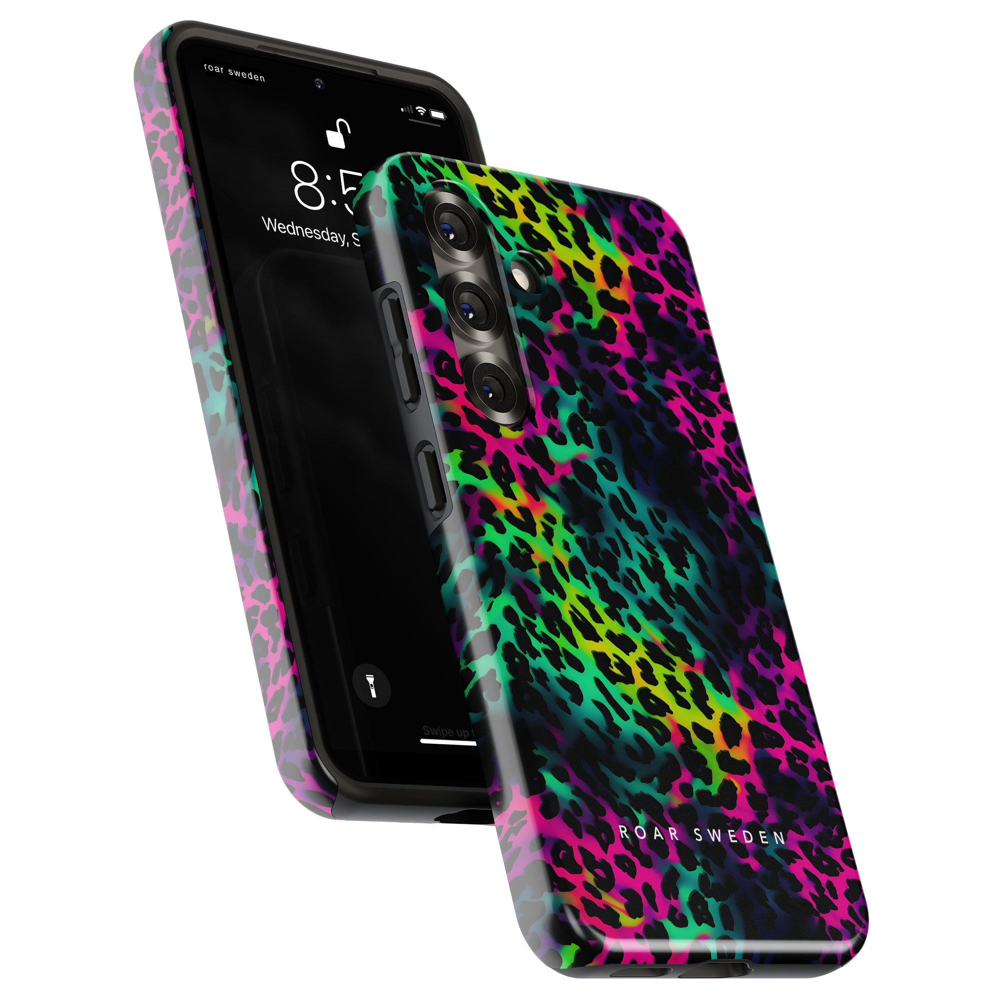 Tough mobilskal – Electric Leopard