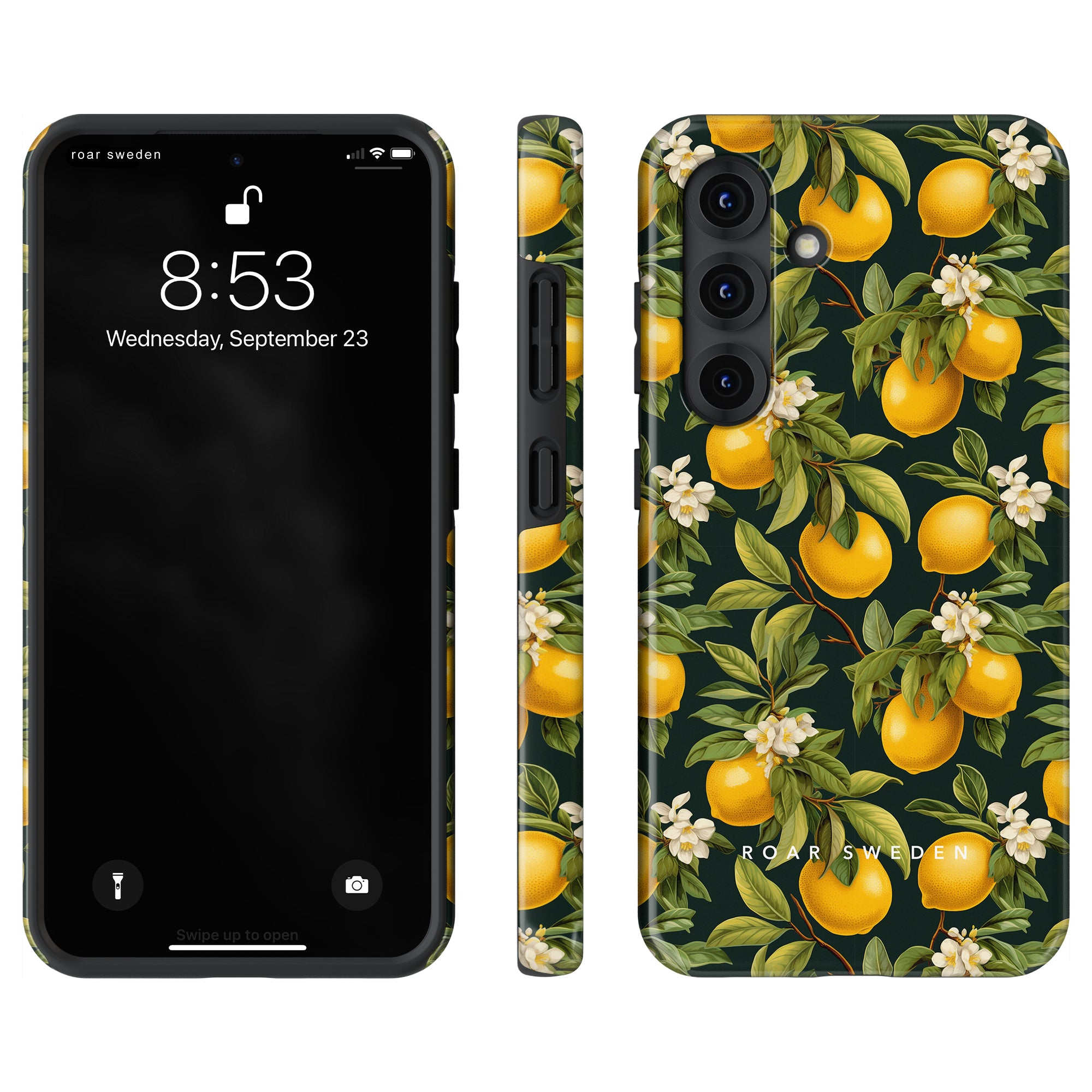 Tough mobilskal – Flowery Lemon