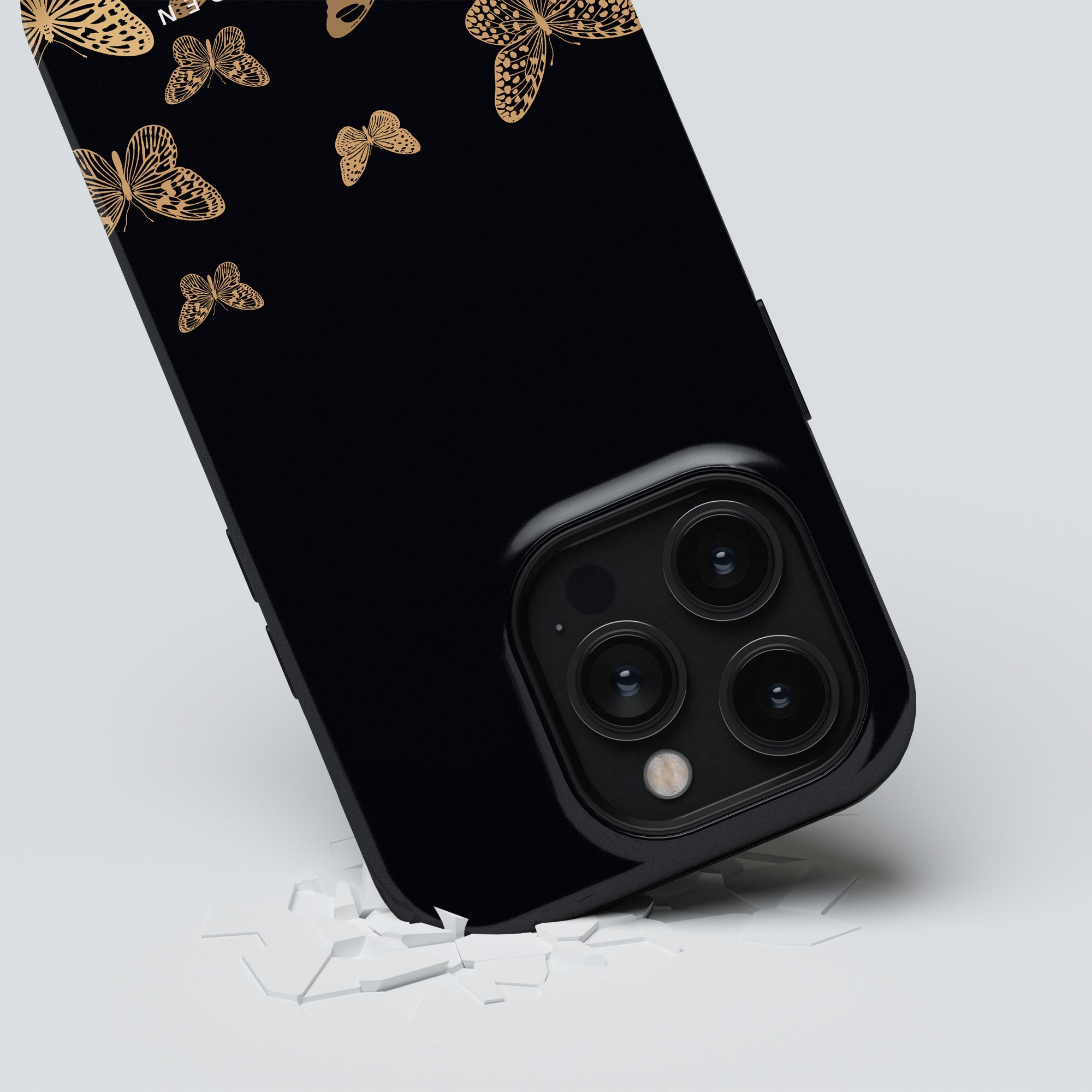 MagSafe mobilskal – Golden Butterflies