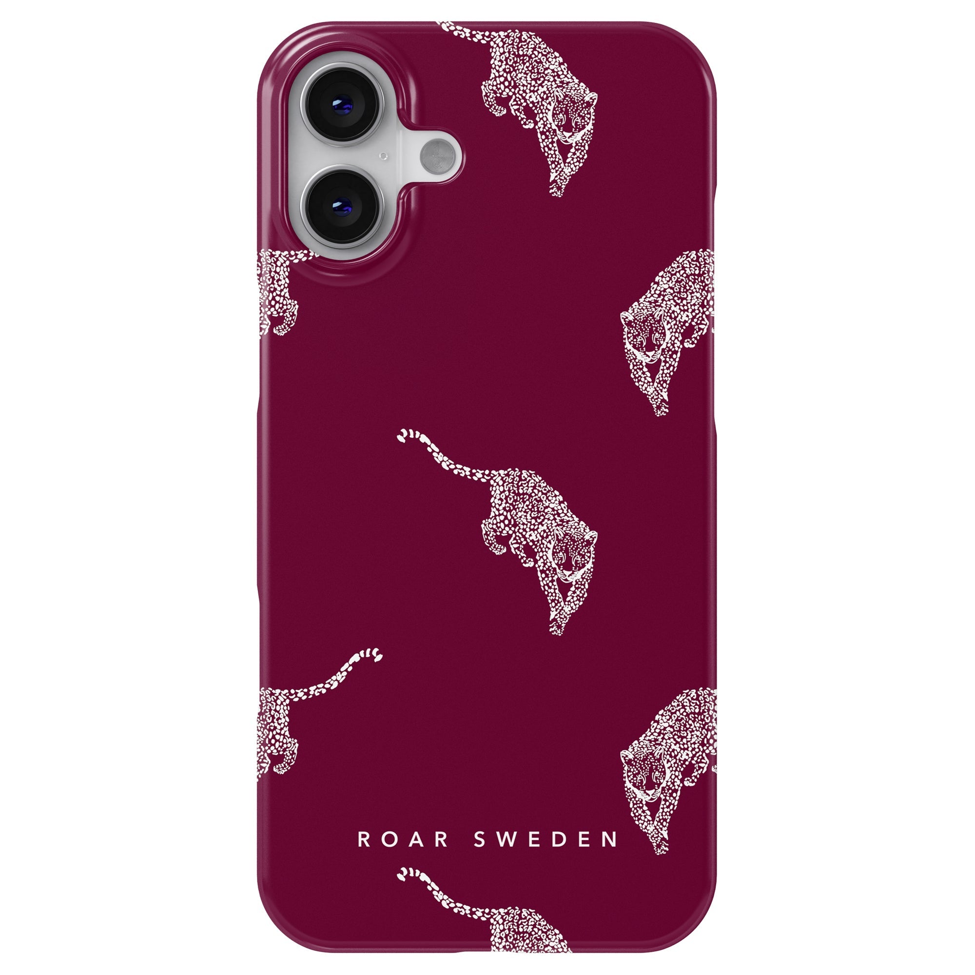 Slim mobilskal – Kitty Burgundy