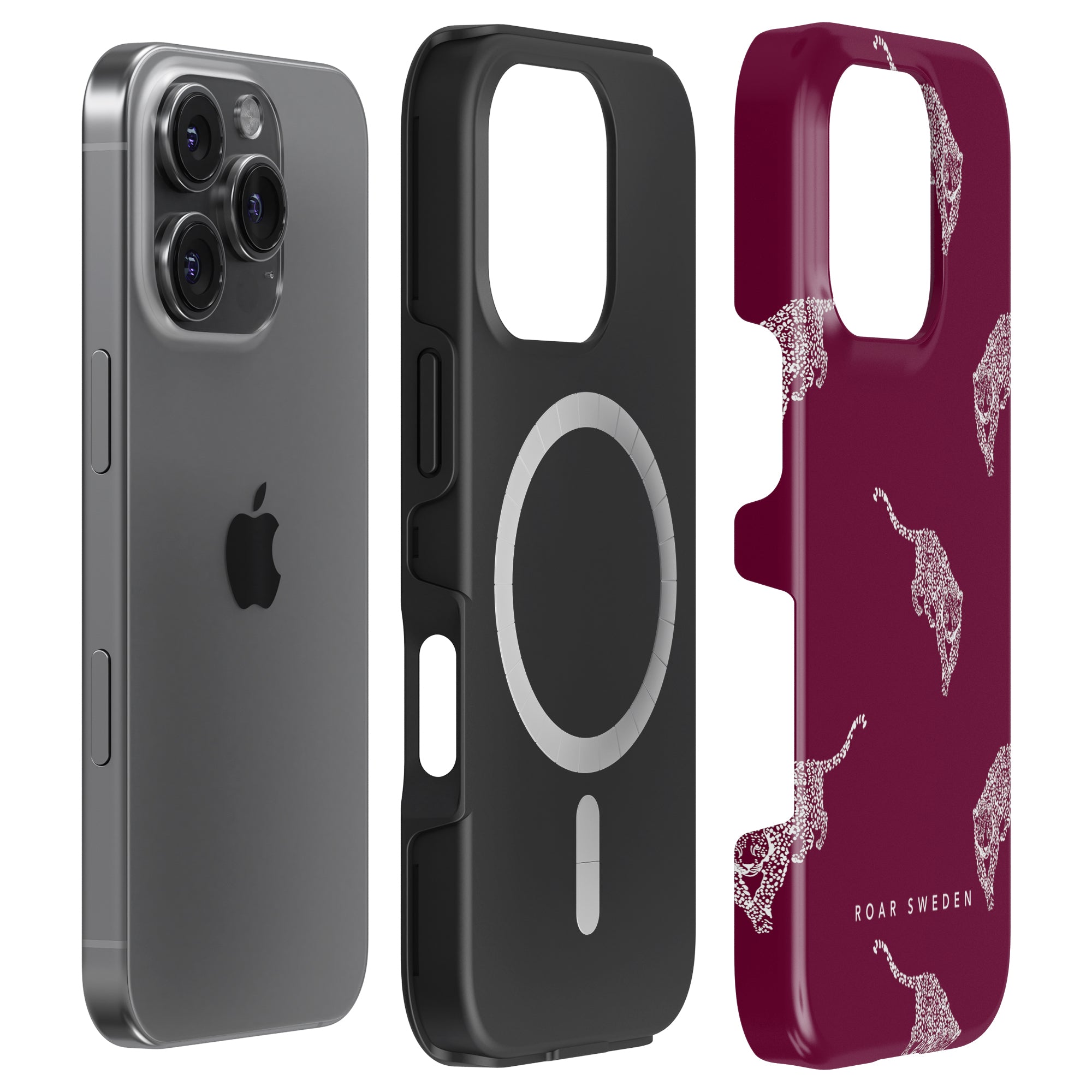 Kitty MagSafe mobilskal – Kitty Burgundy