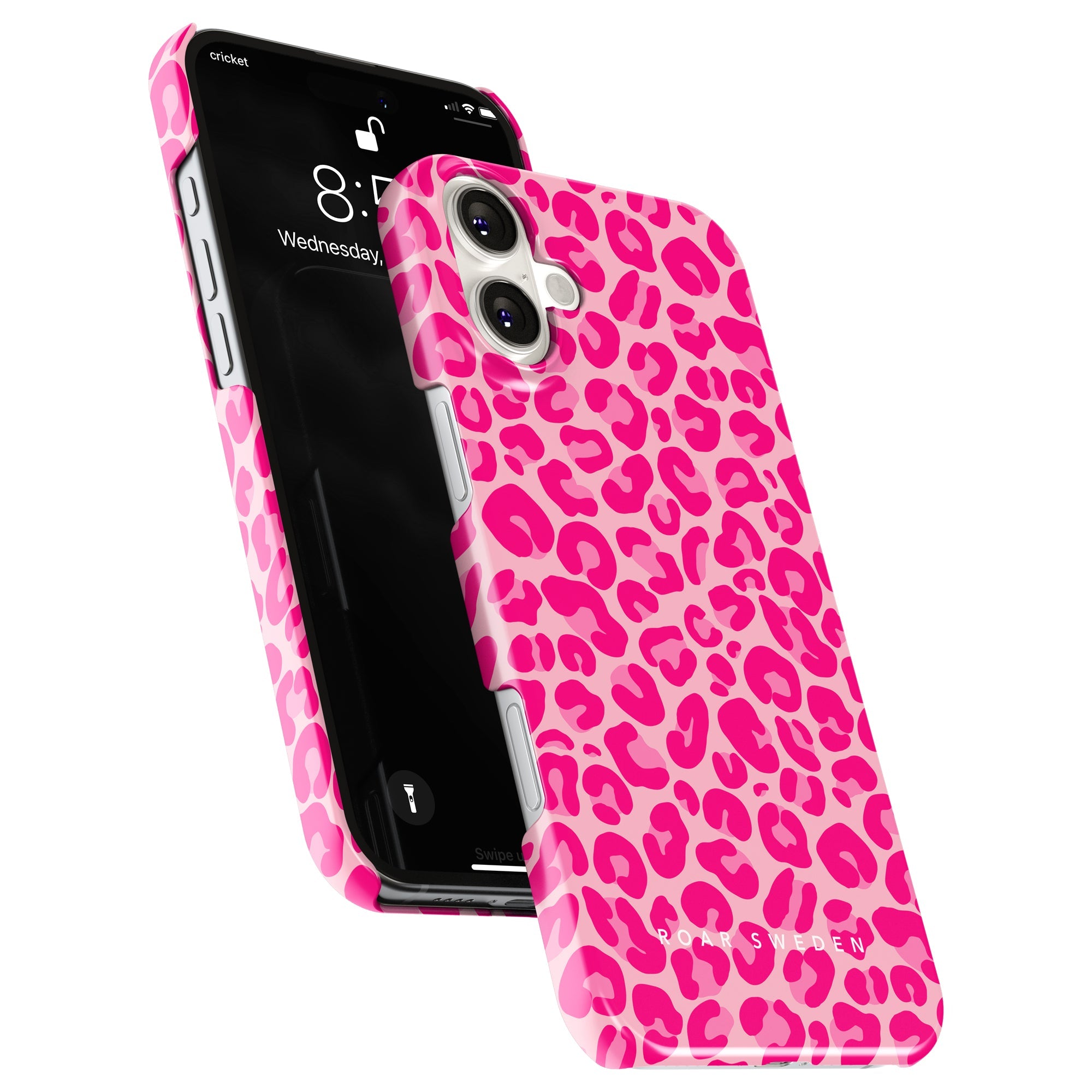 Slim mobilskal – Lipstick Leopard