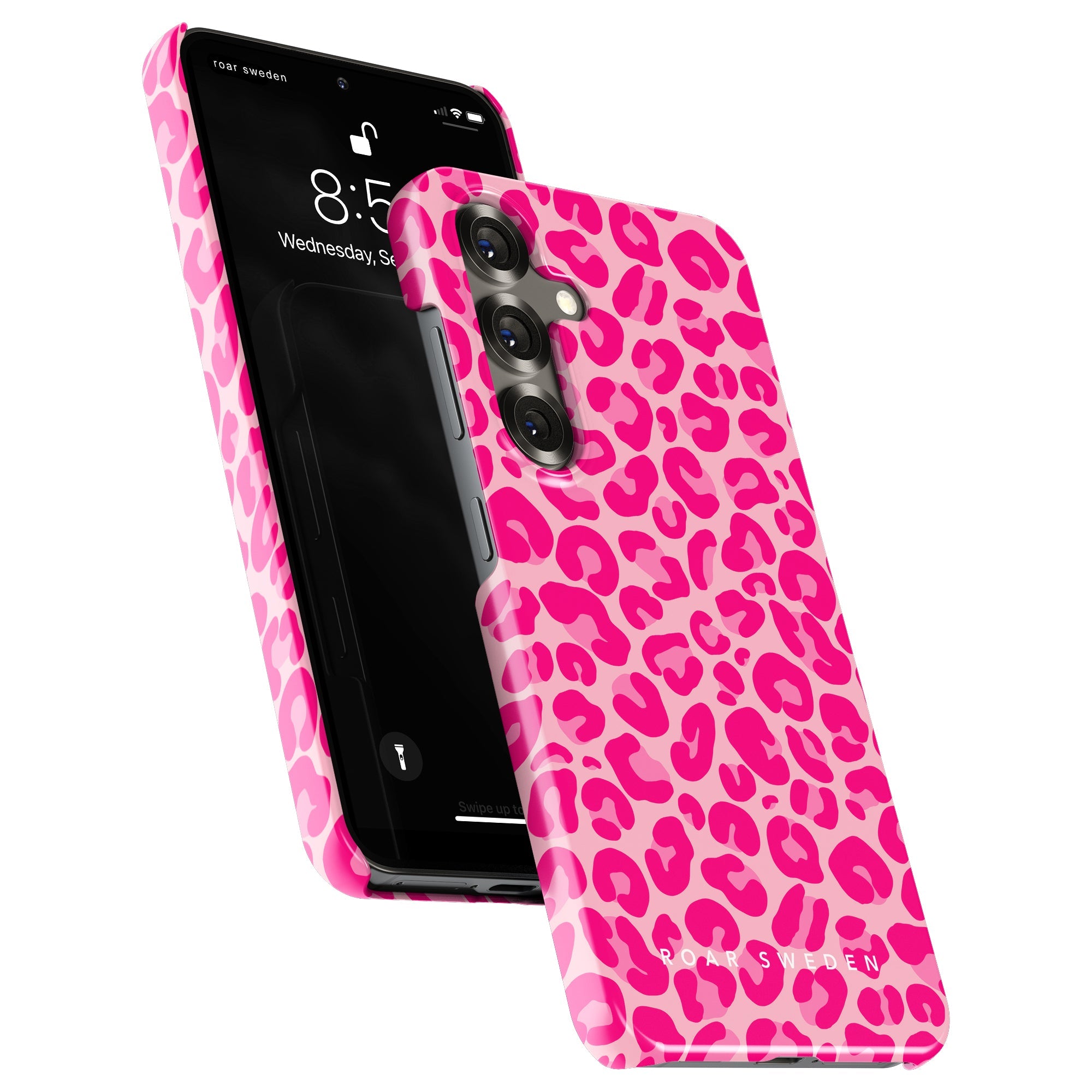 Slim mobilskal – Lipstick Leopard