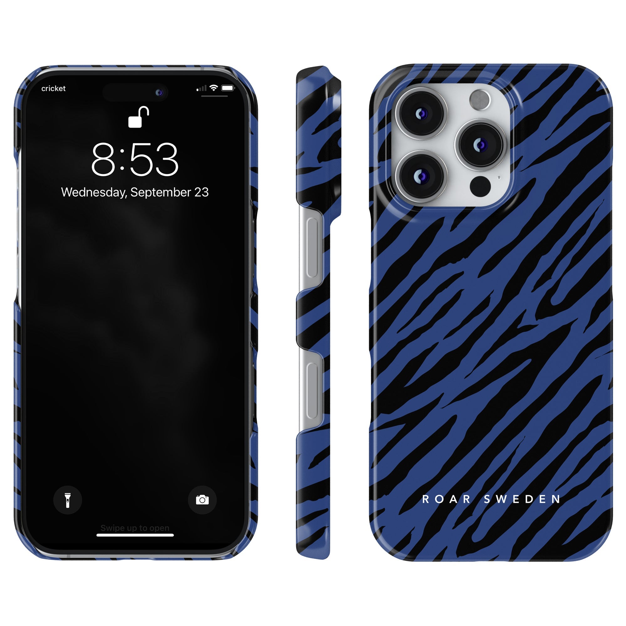 Slim mobilskal – Mazarine Stripes