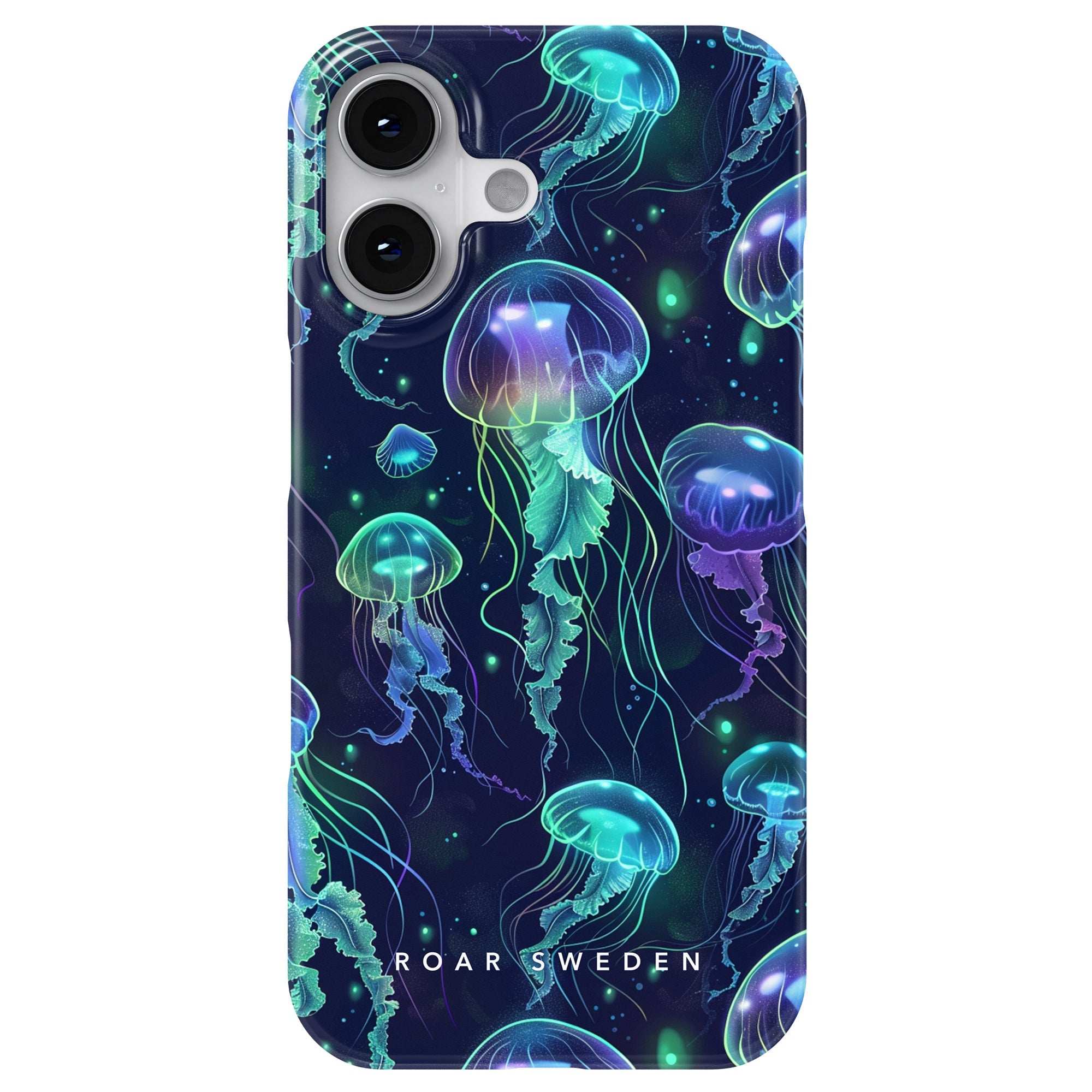 Slim mobilskal – Neon Jellyfish