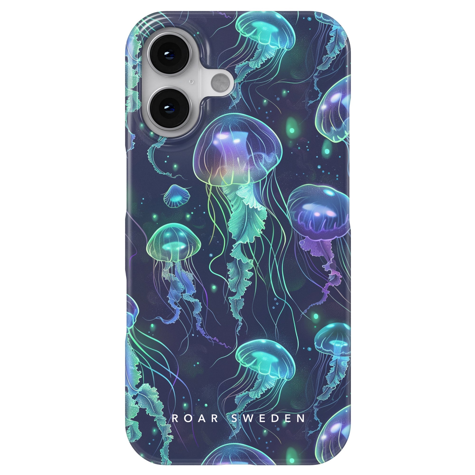 Slim mobilskal – Neon Jellyfish