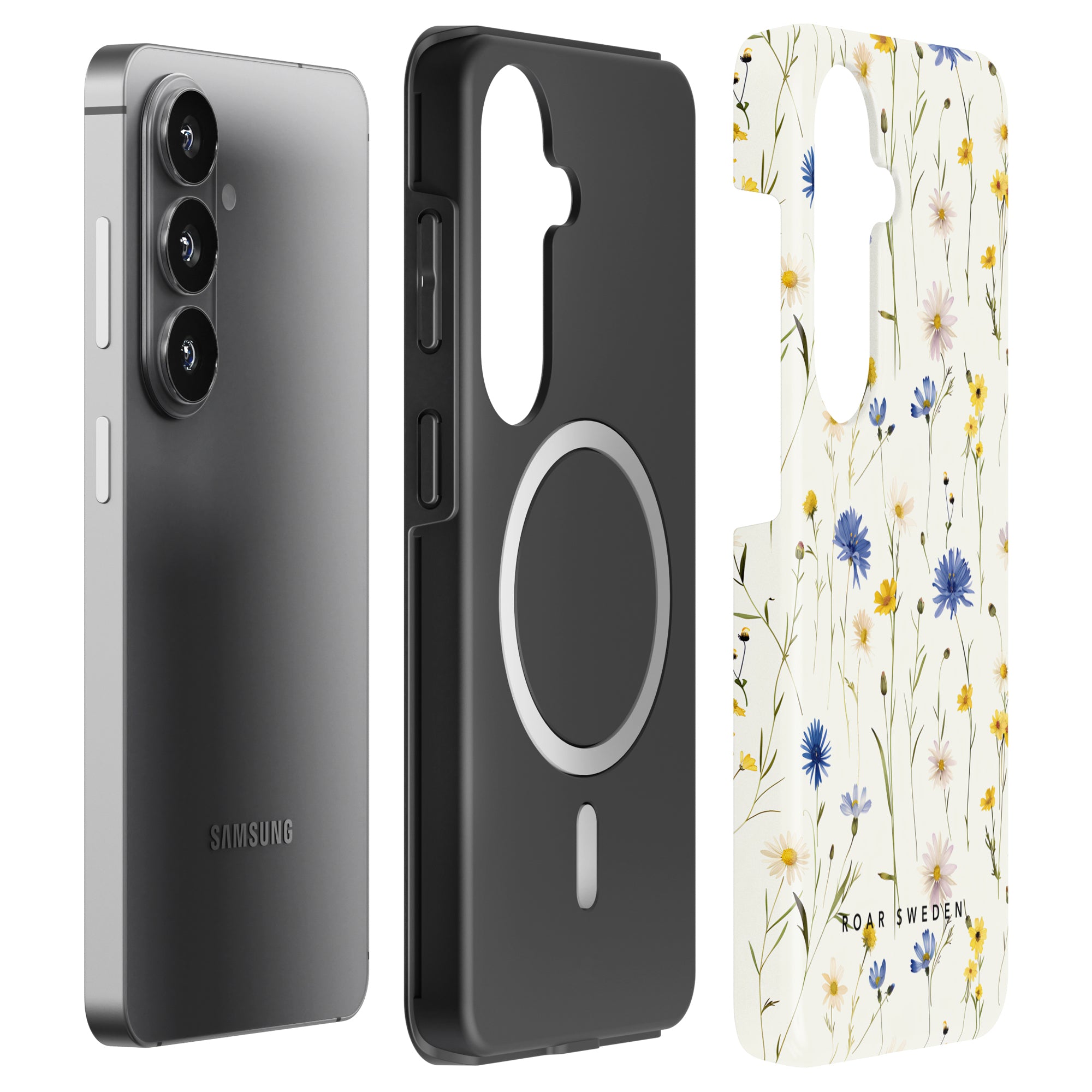 Nordic Bloom - Robustt magnetisk telefoncover