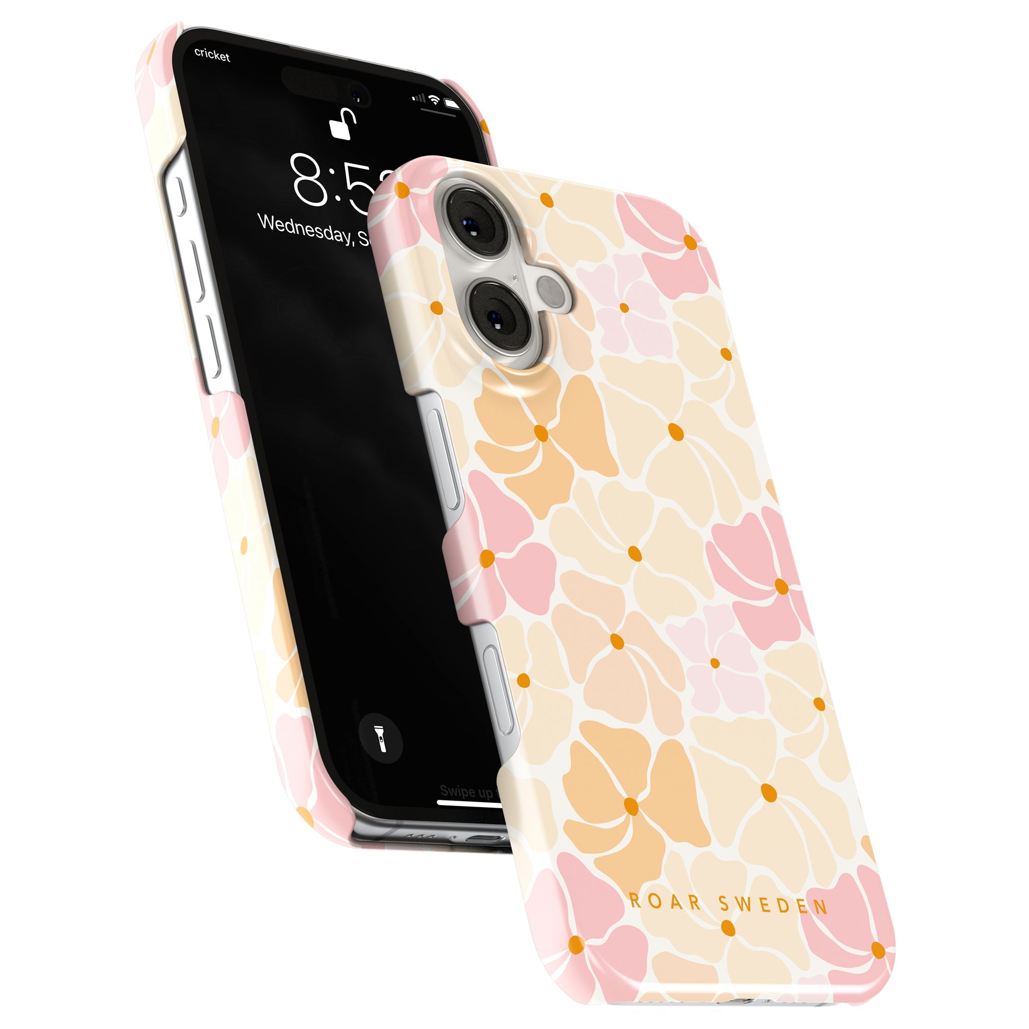 Slim mobilskal – Pastel Flora