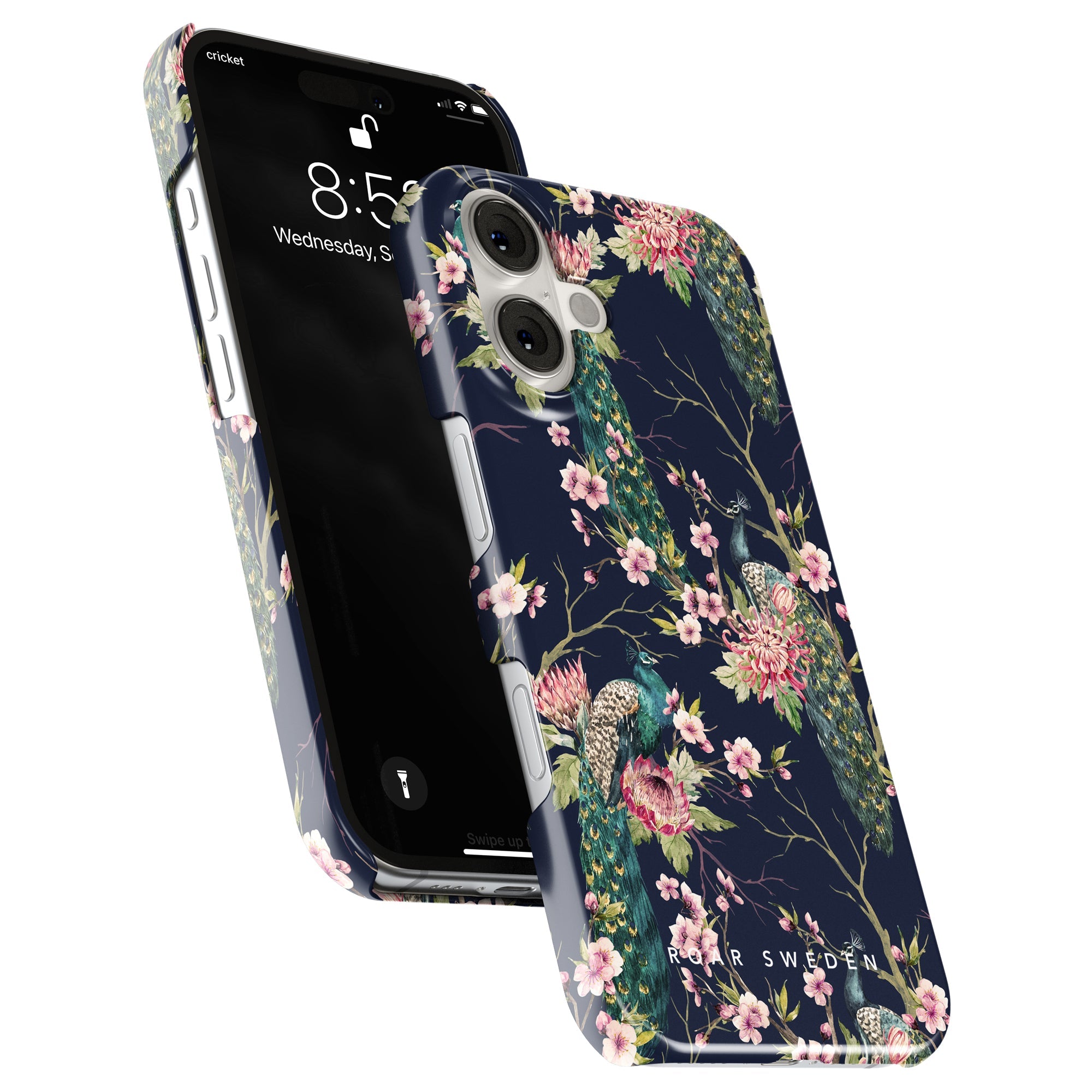 Slim mobilskal – Peafowl
