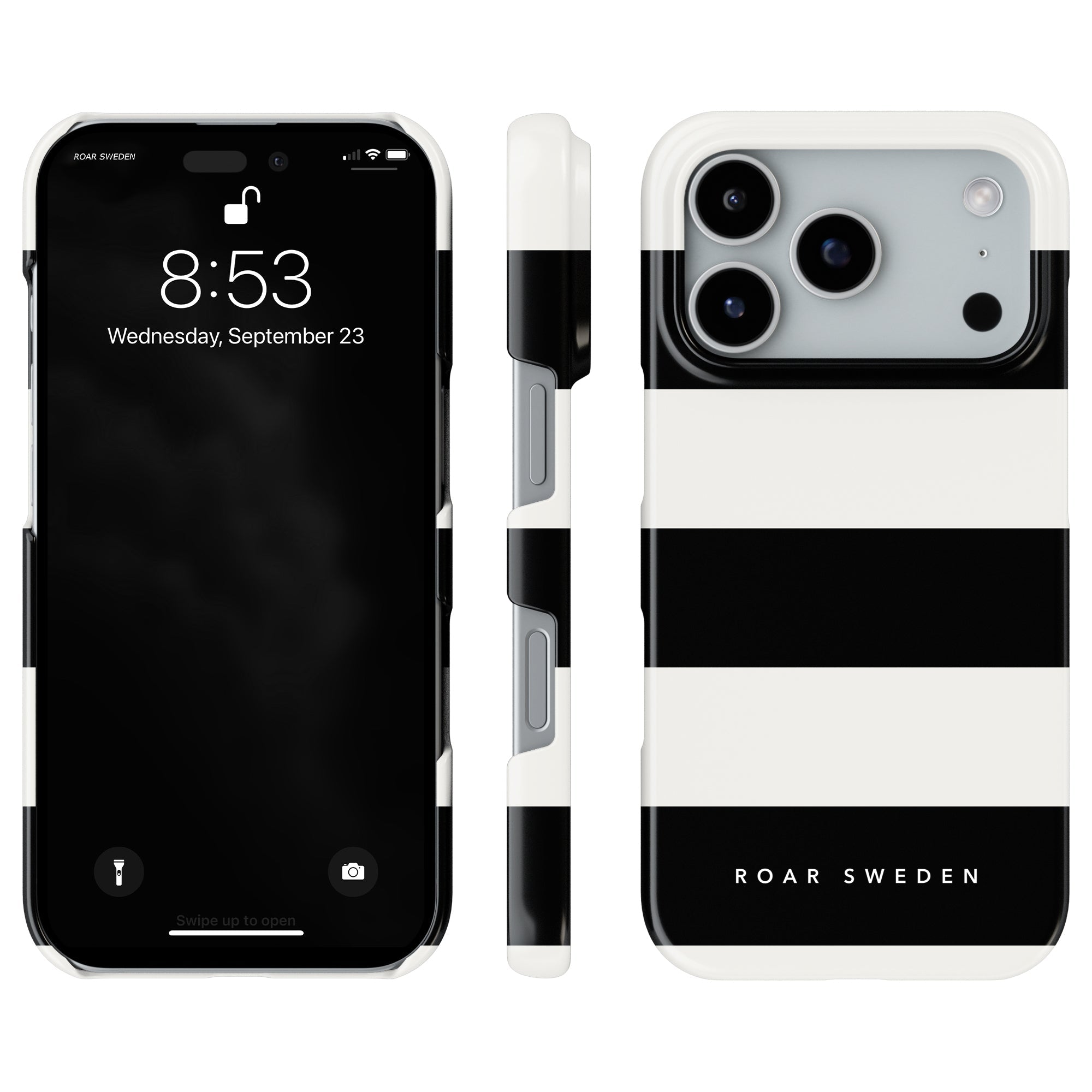 Penguin Stripes - Slim case - Roar Sweden