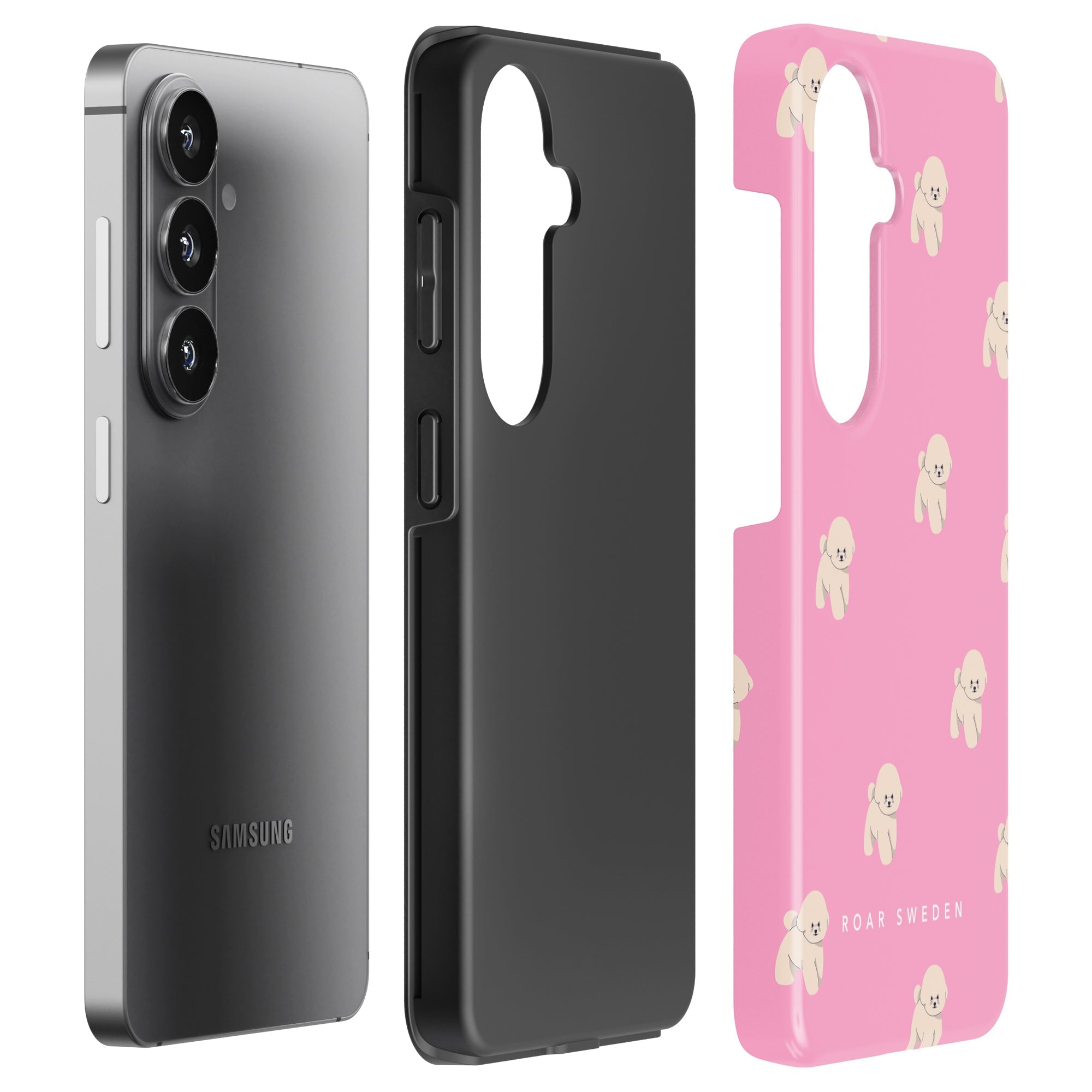 Tough mobilskal – Pink Bichon