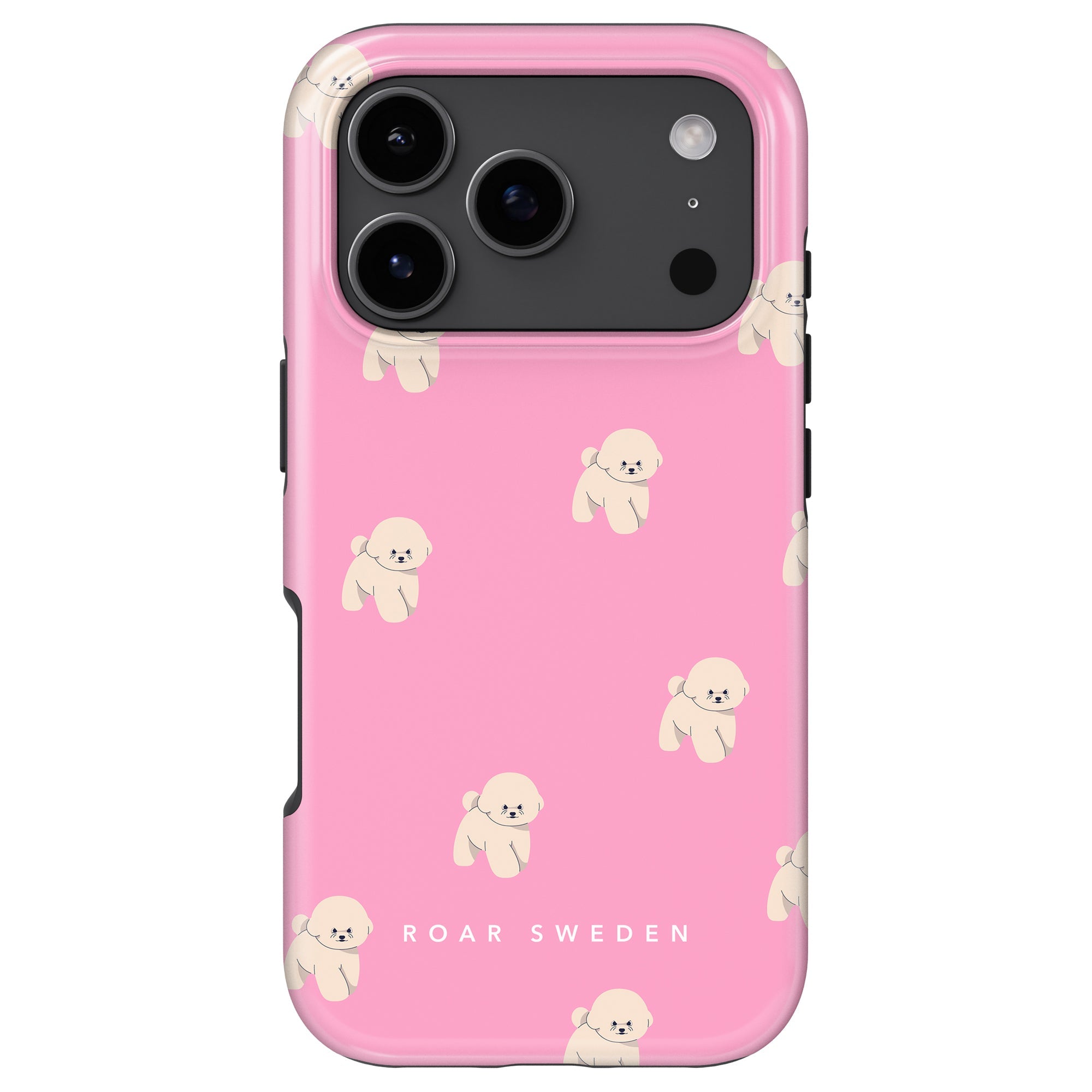 Tough mobilskal – Pink Bichon