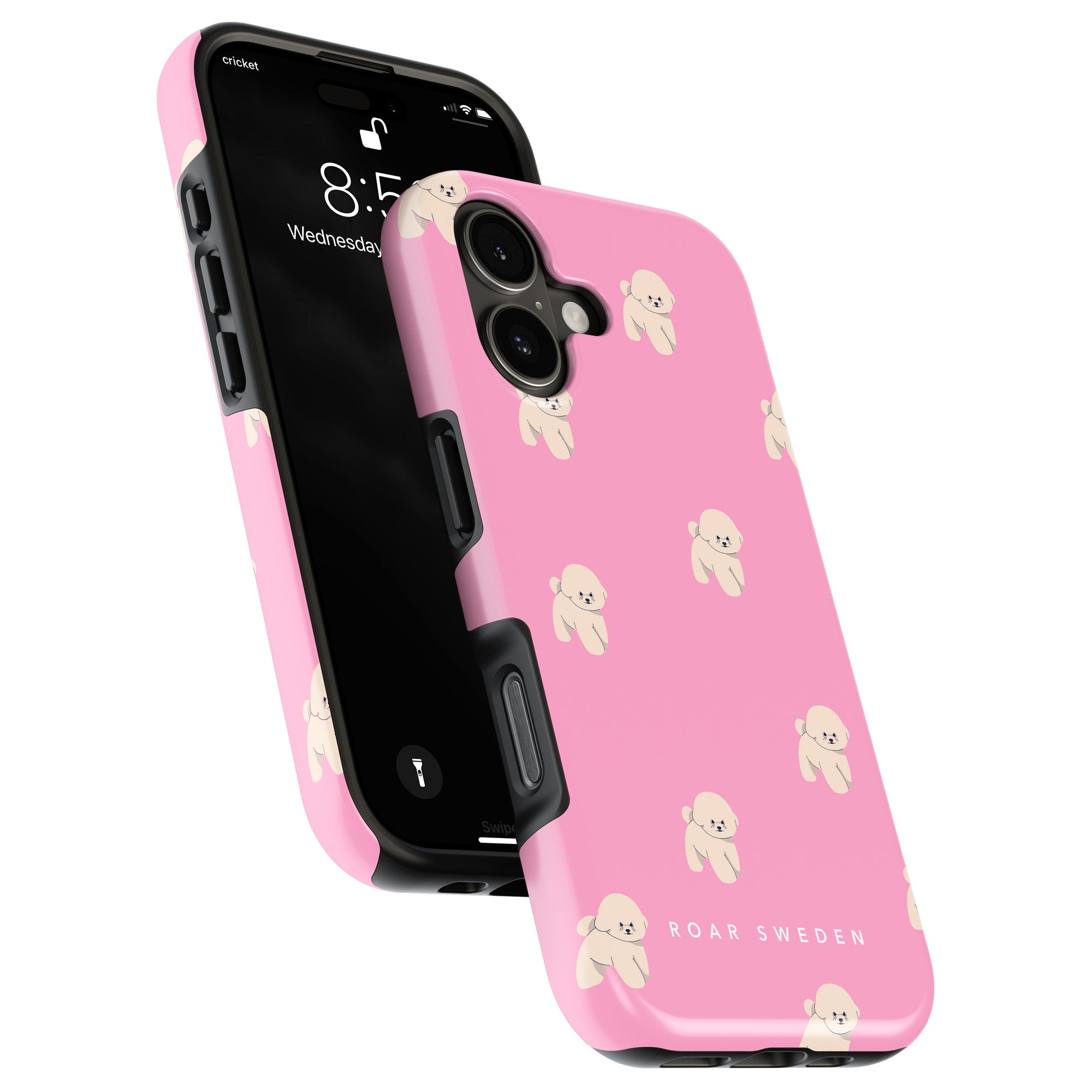 Tough mobilskal – Pink Bichon