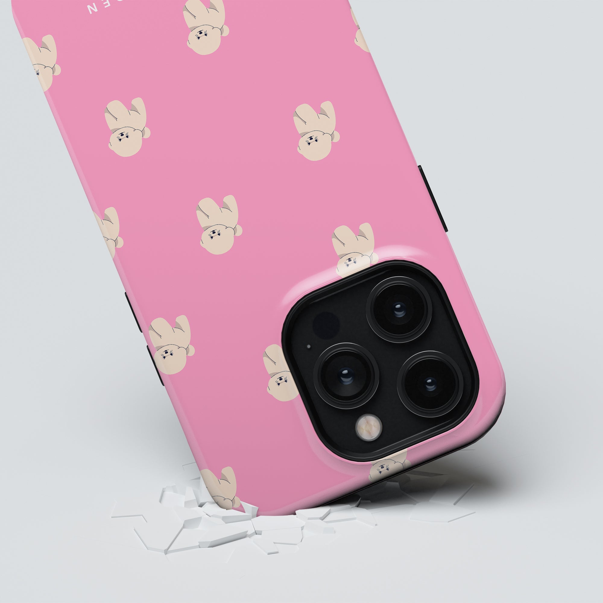 MagSafe mobilskal – Pink Bichon