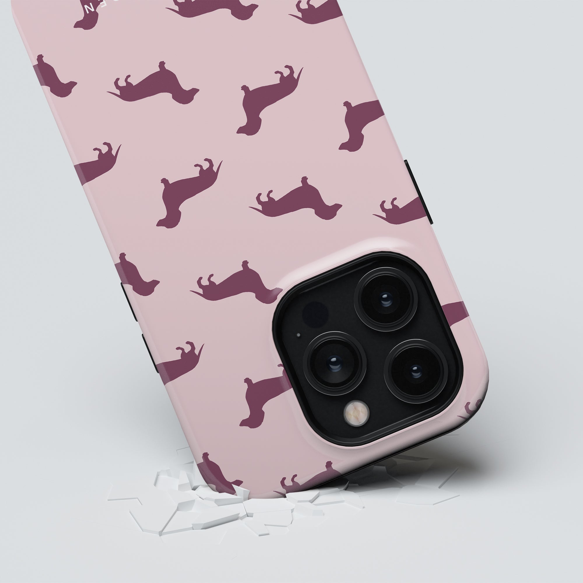 Dachshund MagSafe mobilskal – Pink Dachshund