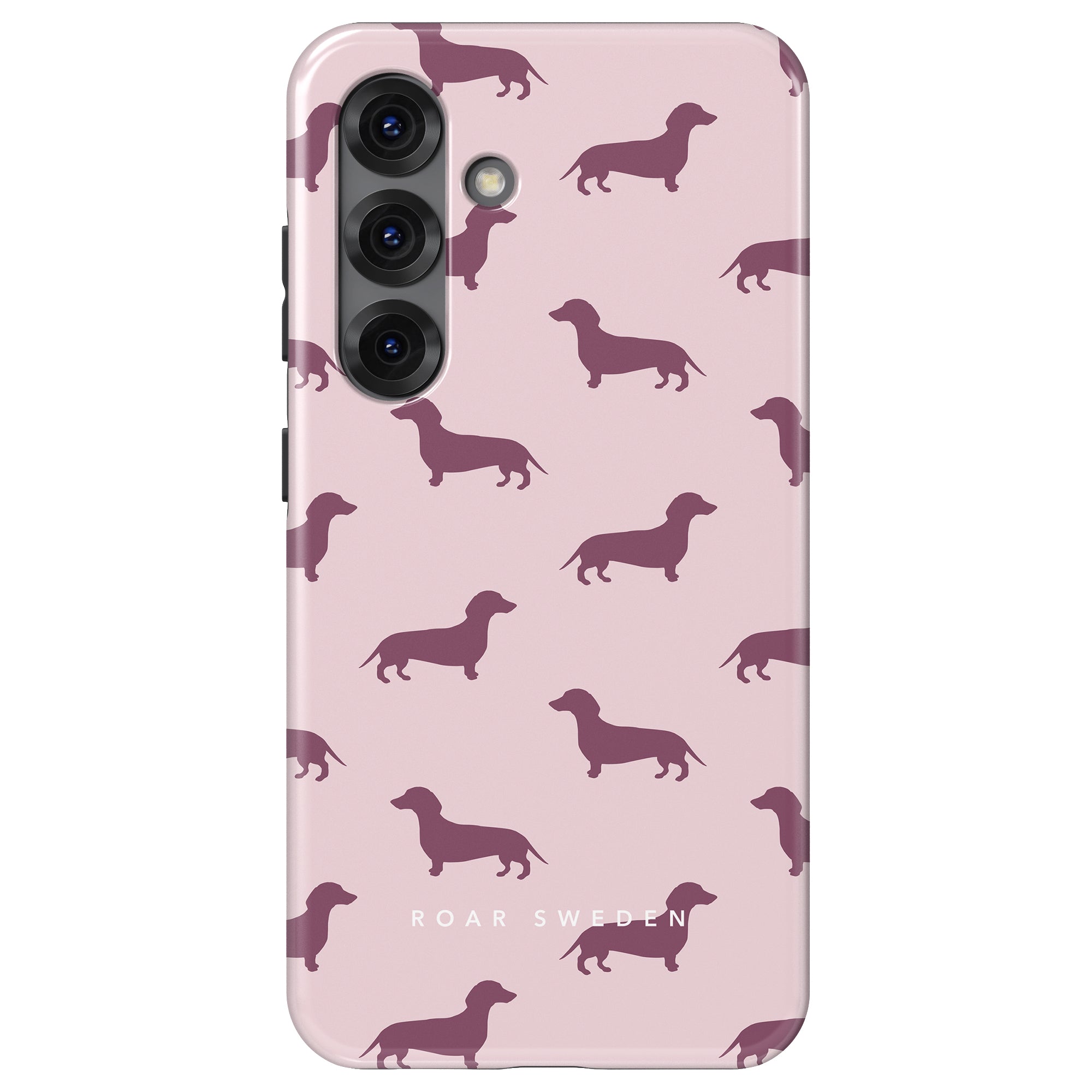 Dachshund Tough mobilskal – Pink Dachshund