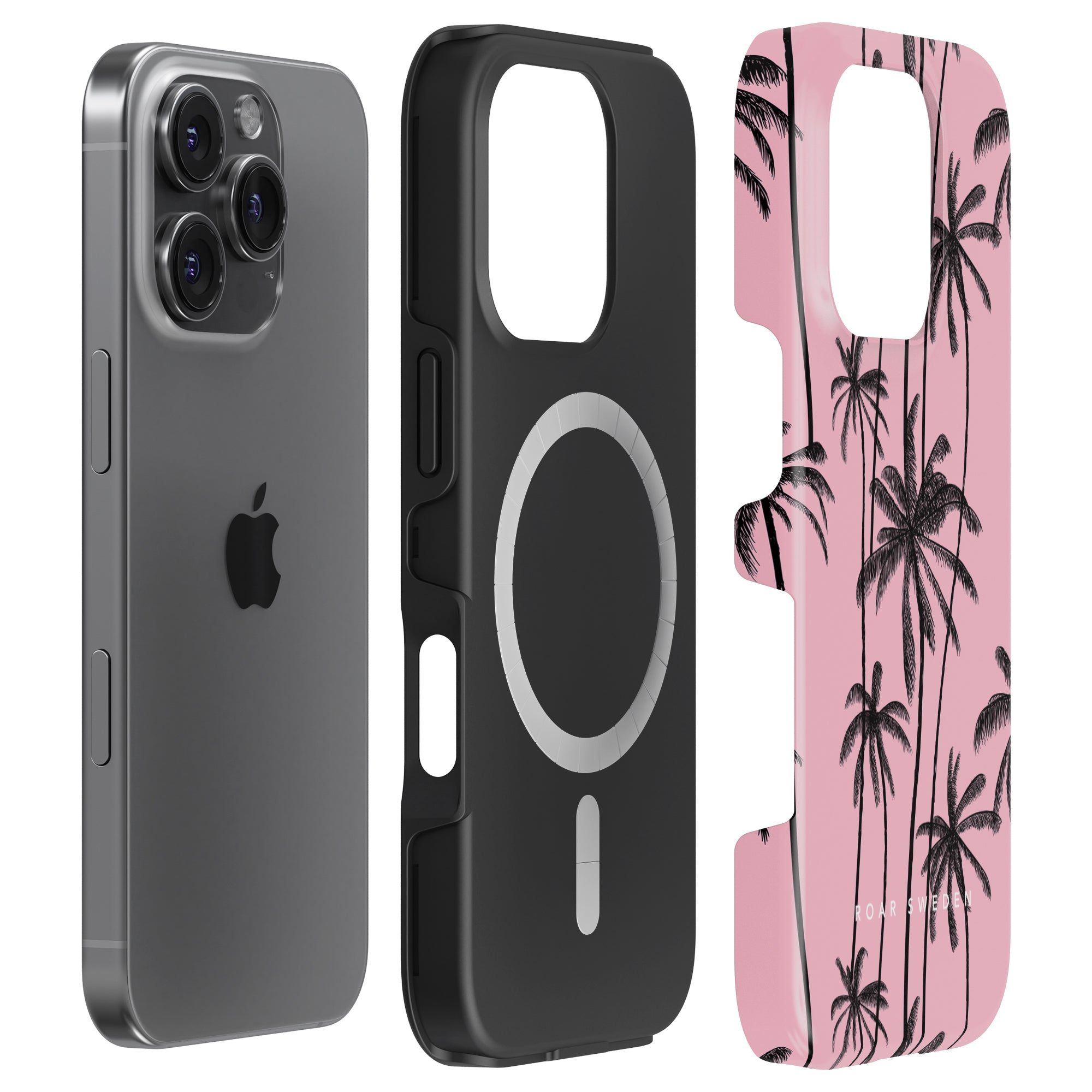 MagSafe mobilskal – Pink Palms