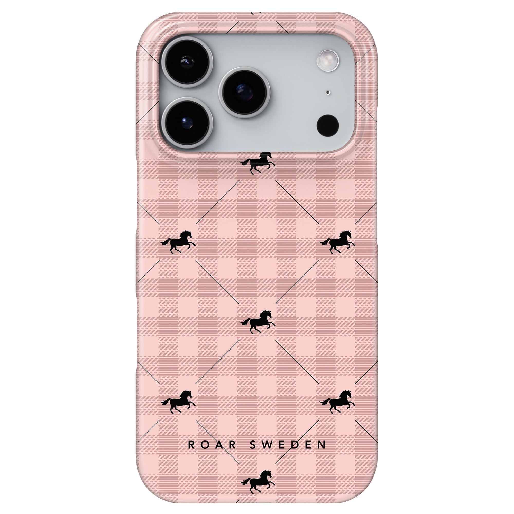 Plaid Horse Slim mobilskal – Plaid Horse Rosy