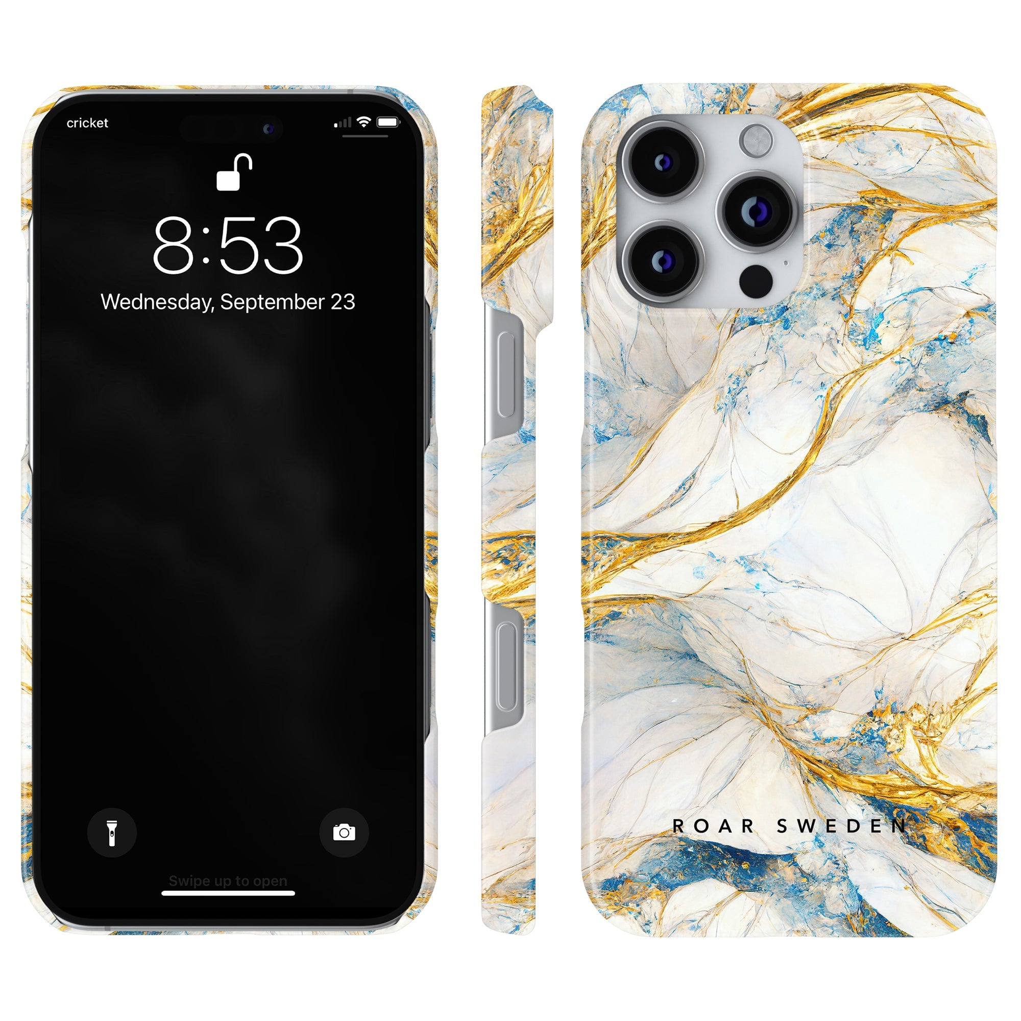 Slim mobilskal – Queen Marble