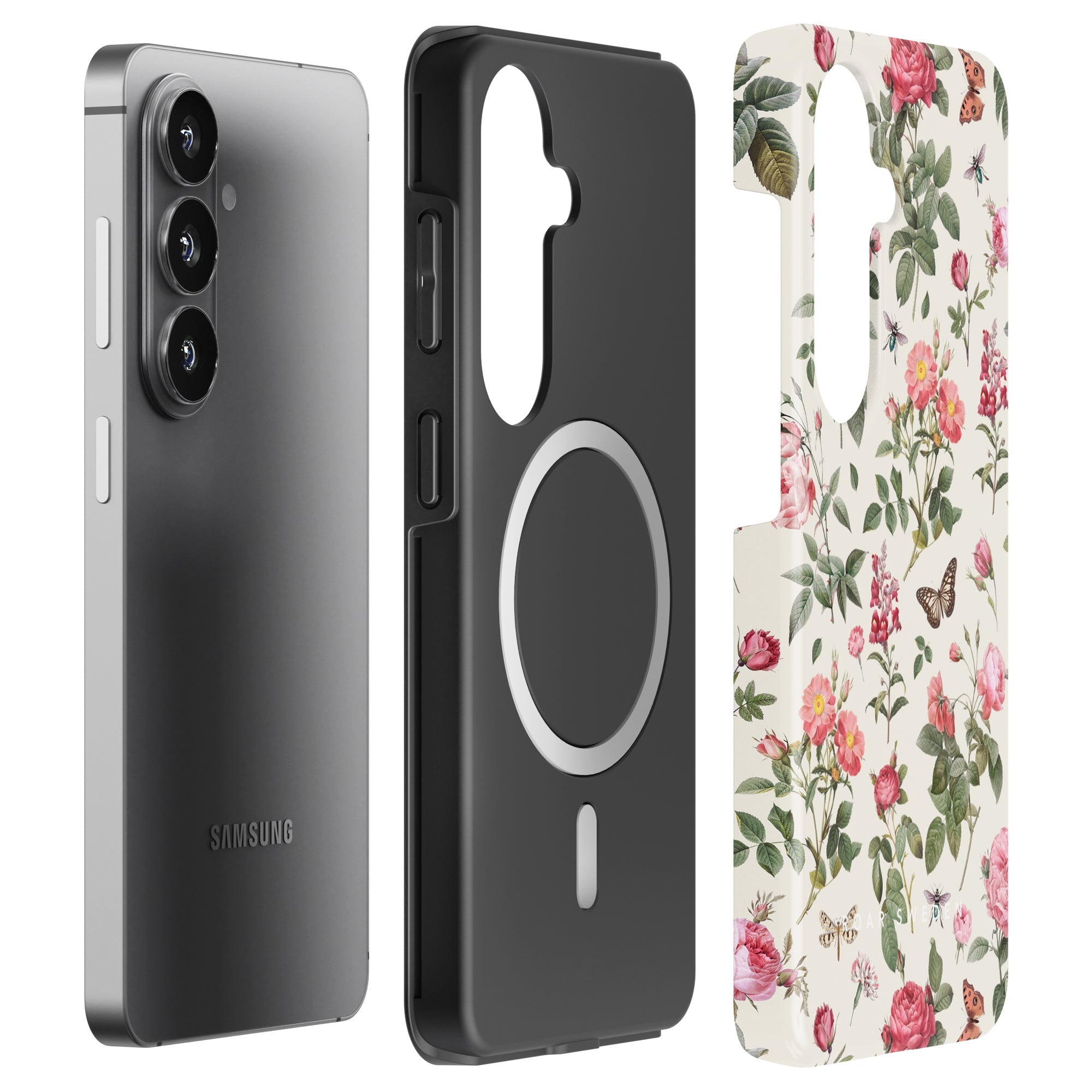 Rose Garden - Magnetic Tough Phone Case - Roar Sweden
