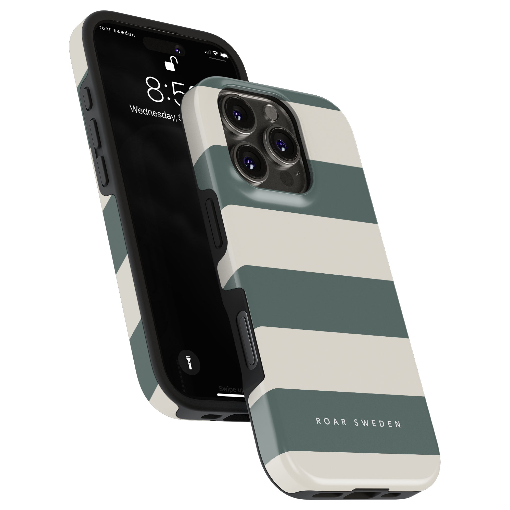 Tough mobilskal - Sage Stripes